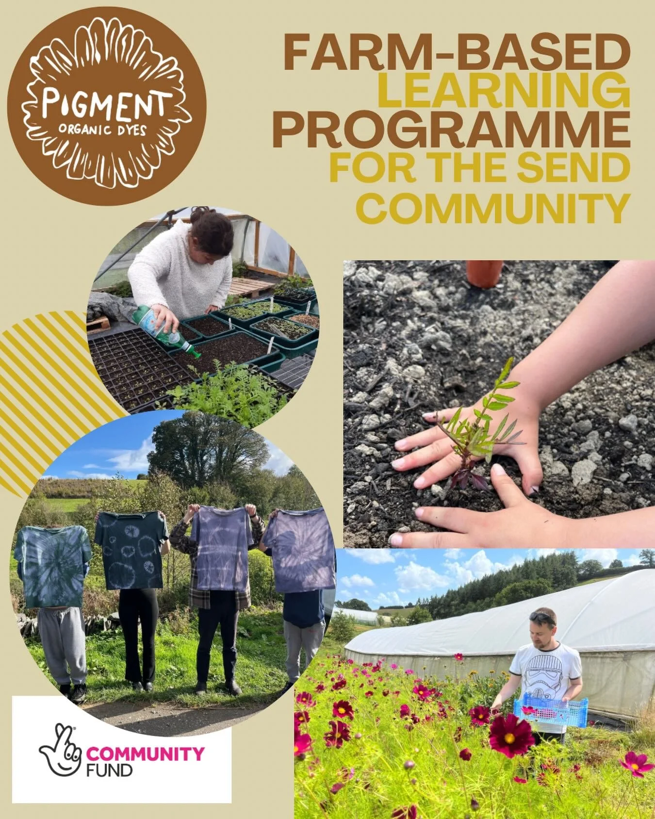 We&rsquo;re thrilled to announce that PIGMENT has secured funding from the National Lottery Community Fund @tnlcommunityfund 🙌 

This means that we can run our &lsquo;Roots to Roles&rsquo; training programme for young adults in the SEND community fo