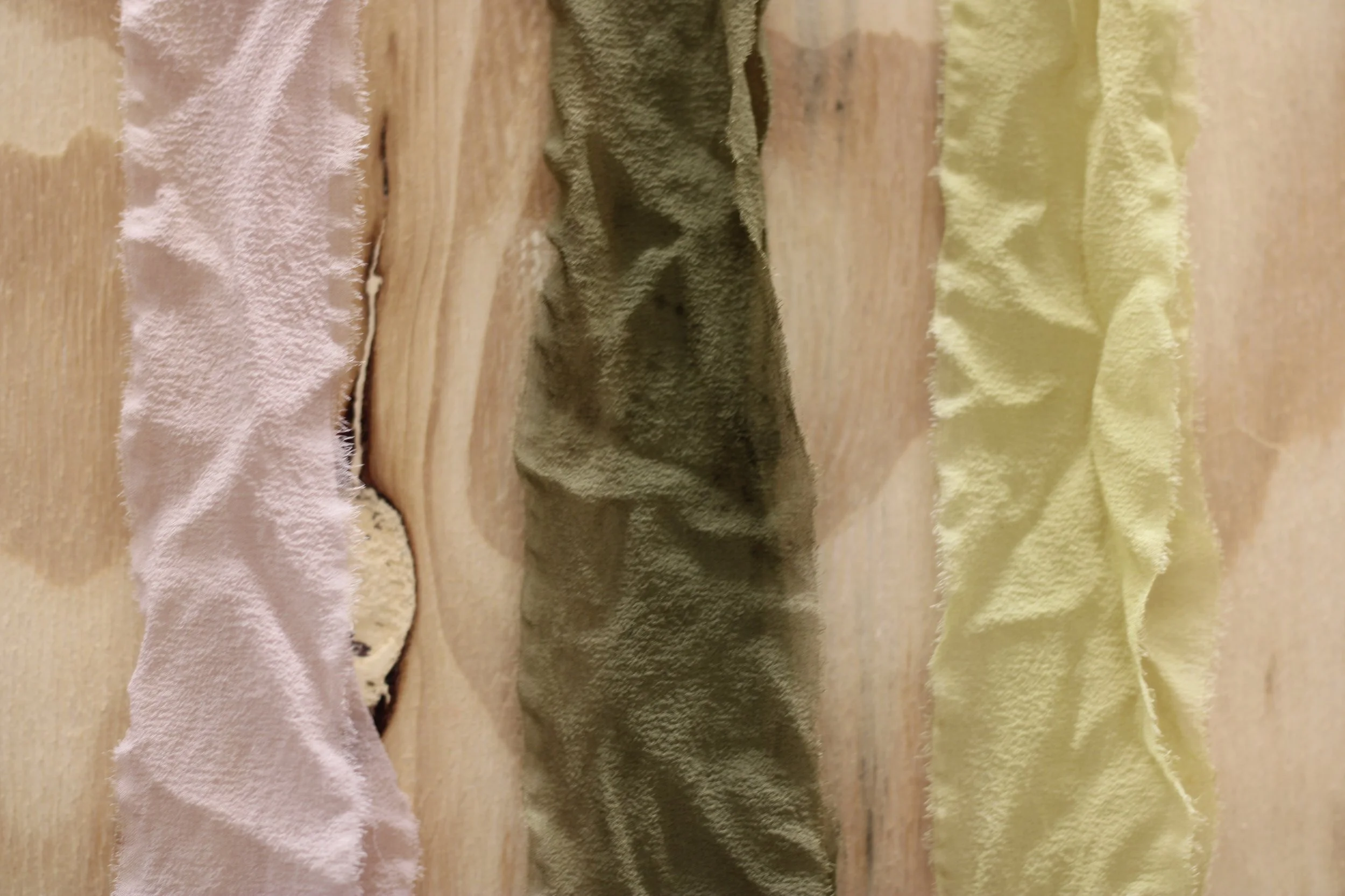 Georgette Naturally Dyed Ribbon