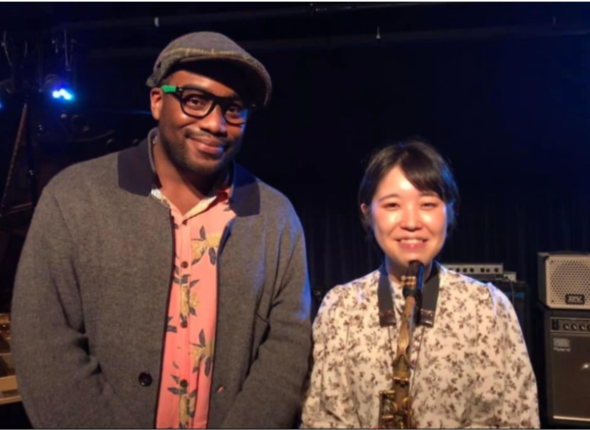 Akane Ezawa and David Bryant at Pit Inn, Shinjuku