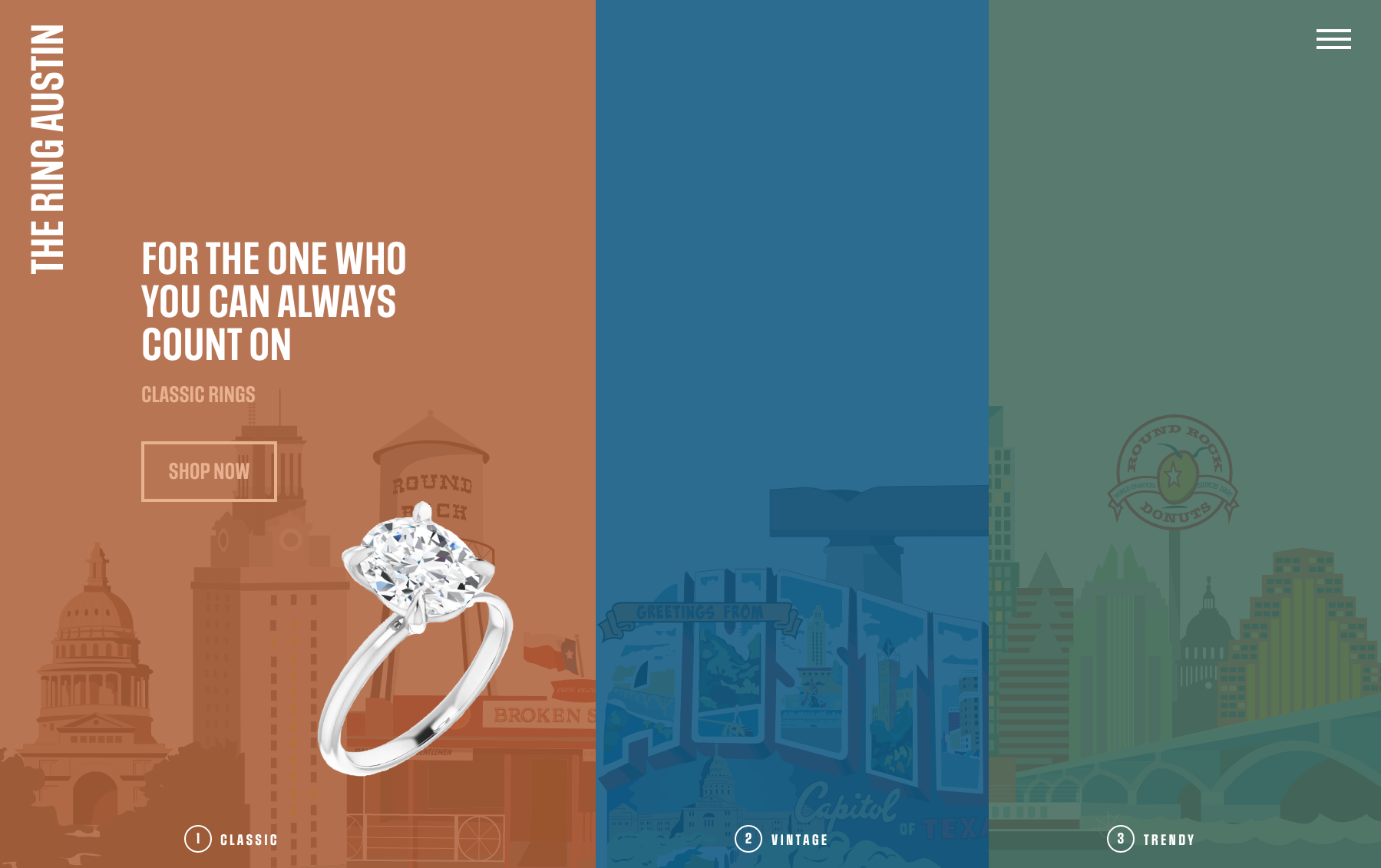 The Ring Austin  |  Web design, illustration, visual storytelling