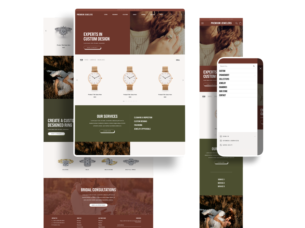 The Gemstone Collection  |  Persona templates, design system