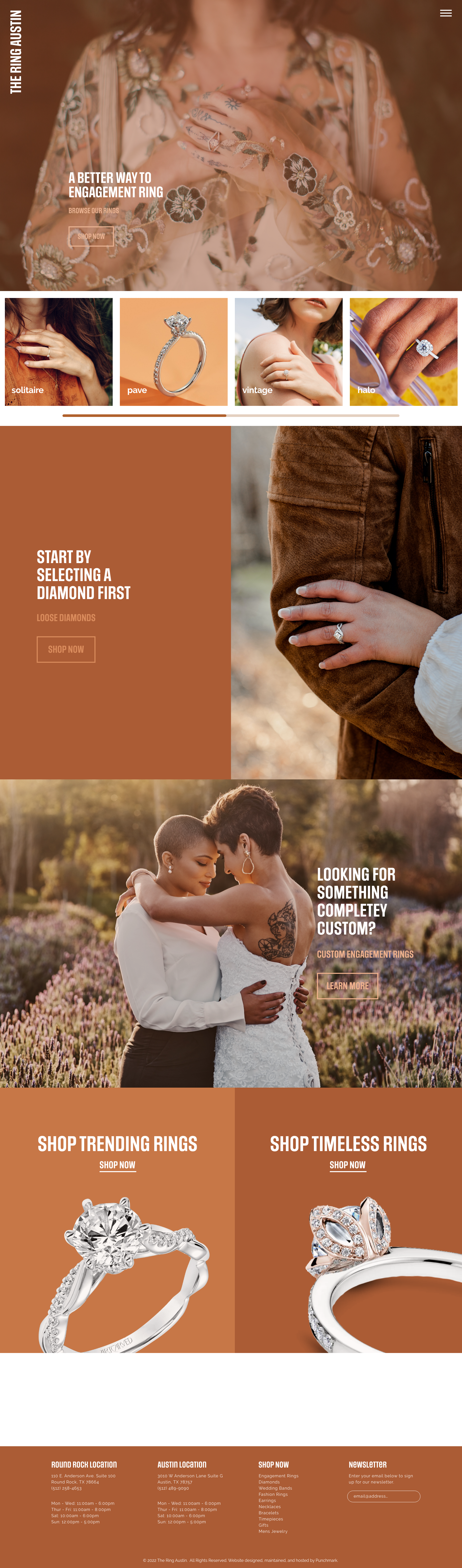 Engagement Landing Page