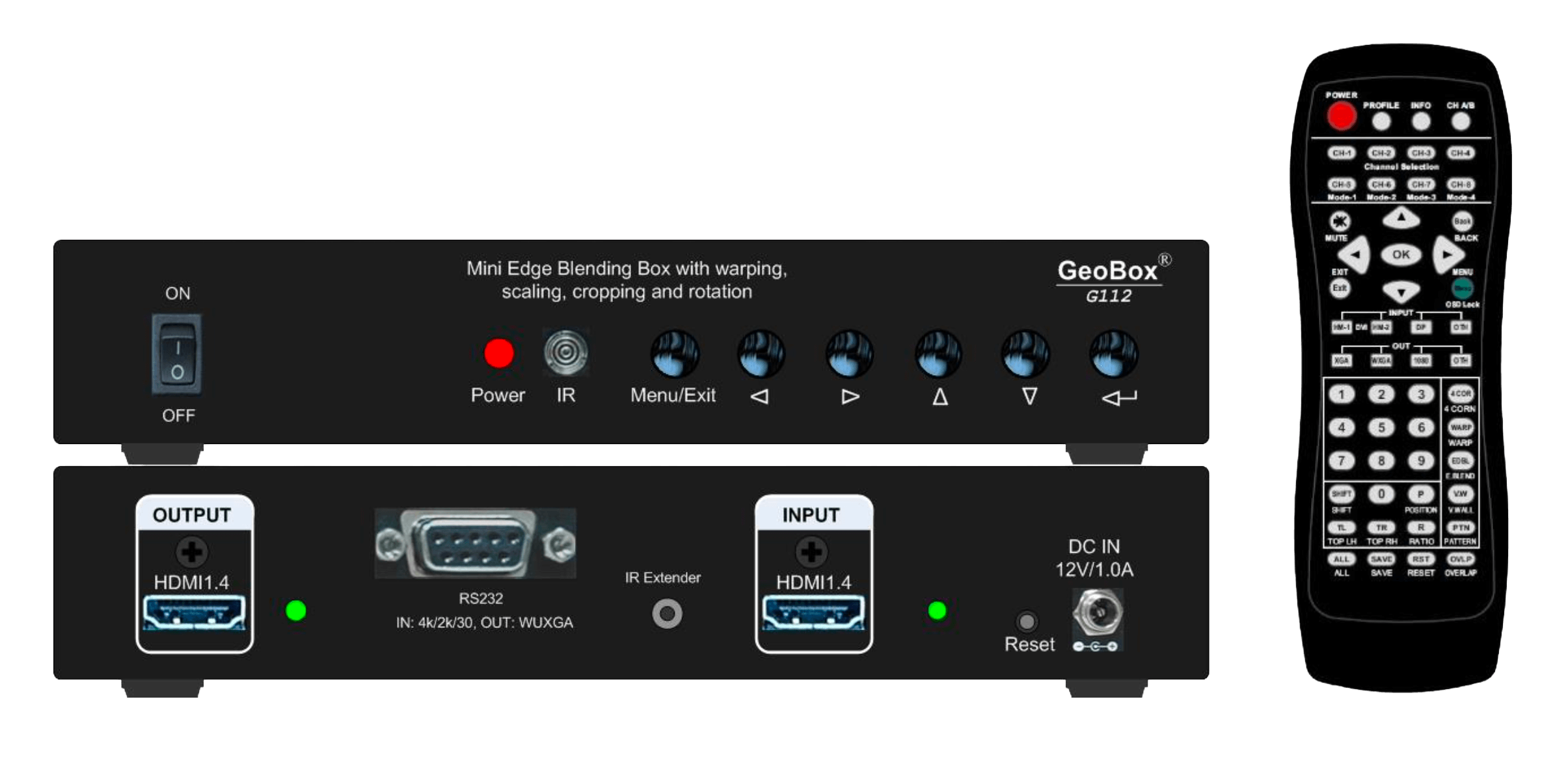 Front and back with remote