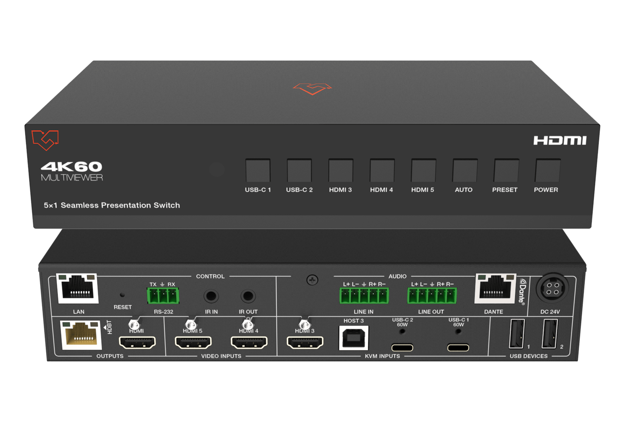 VLPT-51HT70 Switcher front and back