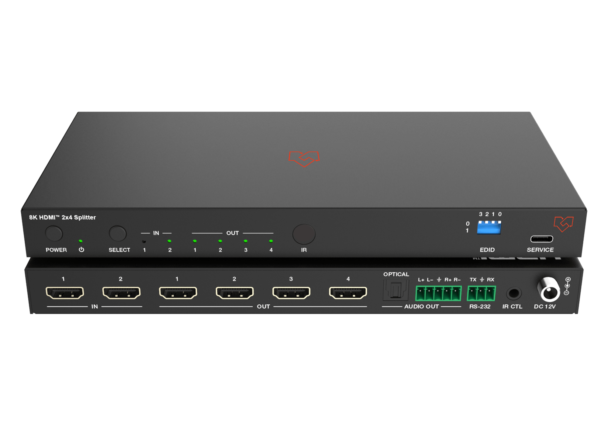 VLSP-2x48KA Front and back view