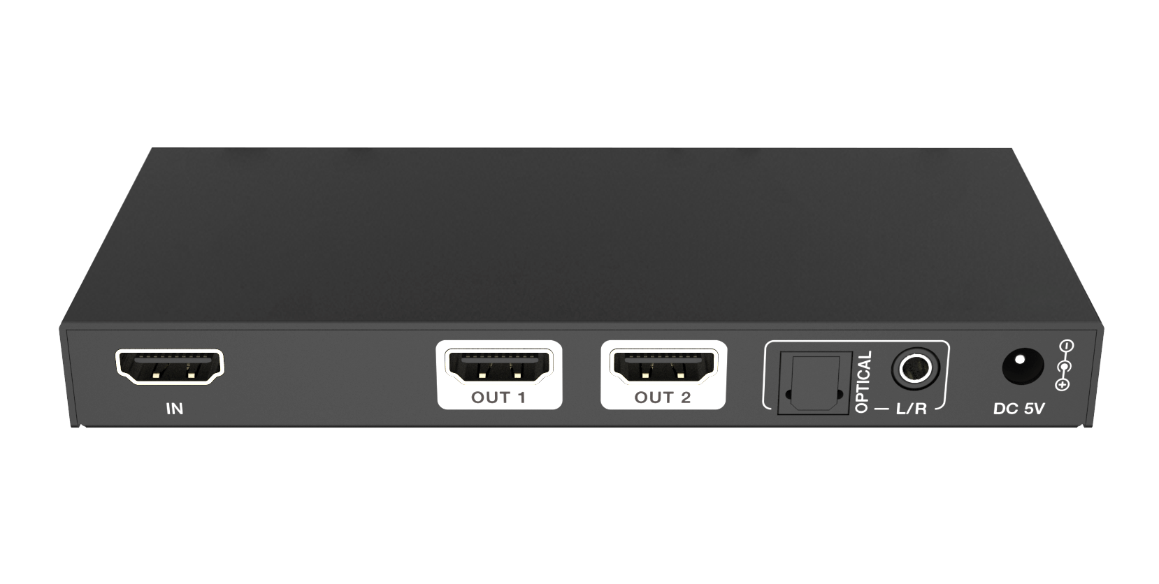 Rear Panel with connectors