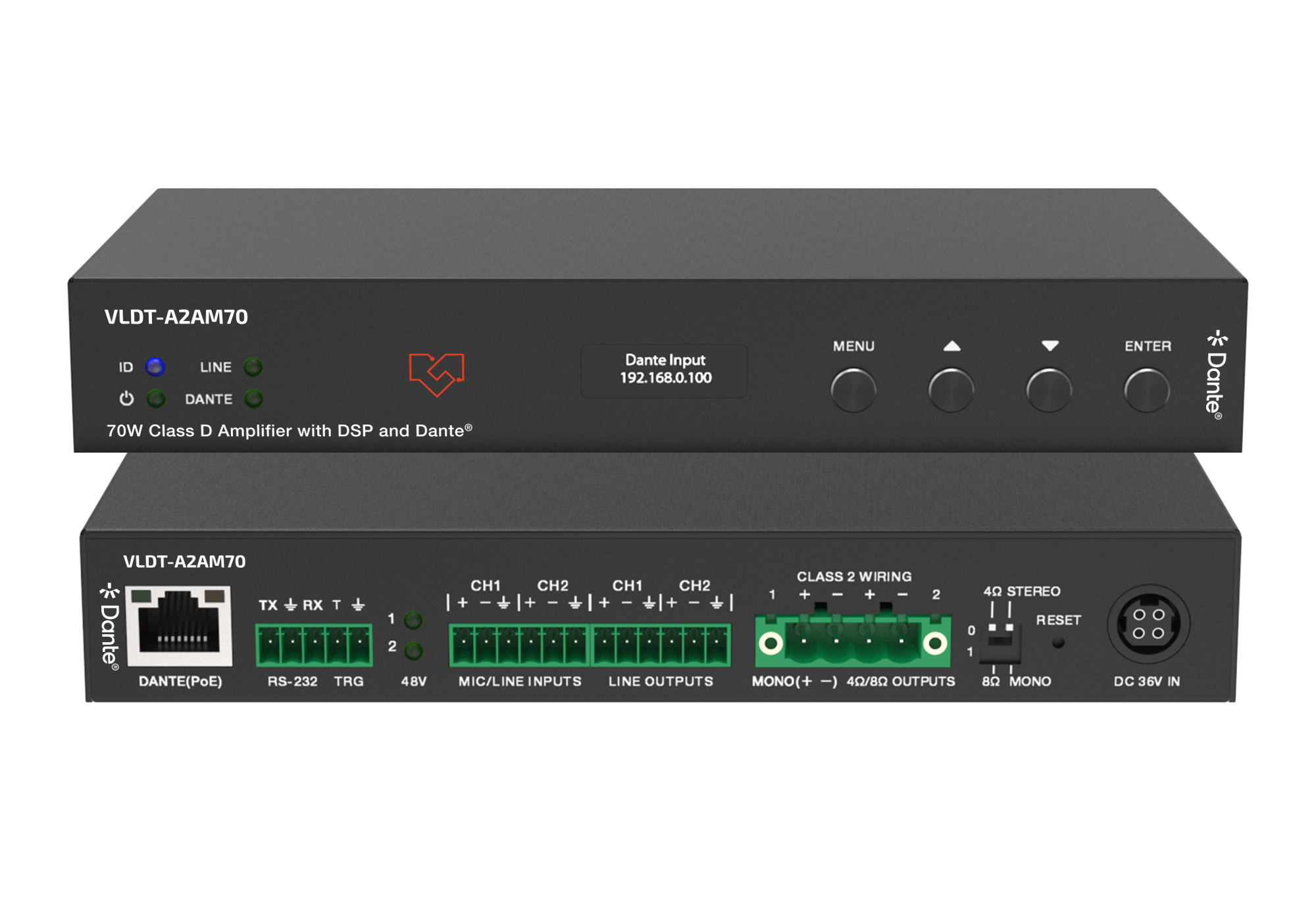 VLDT-A2AM70  Front and Back