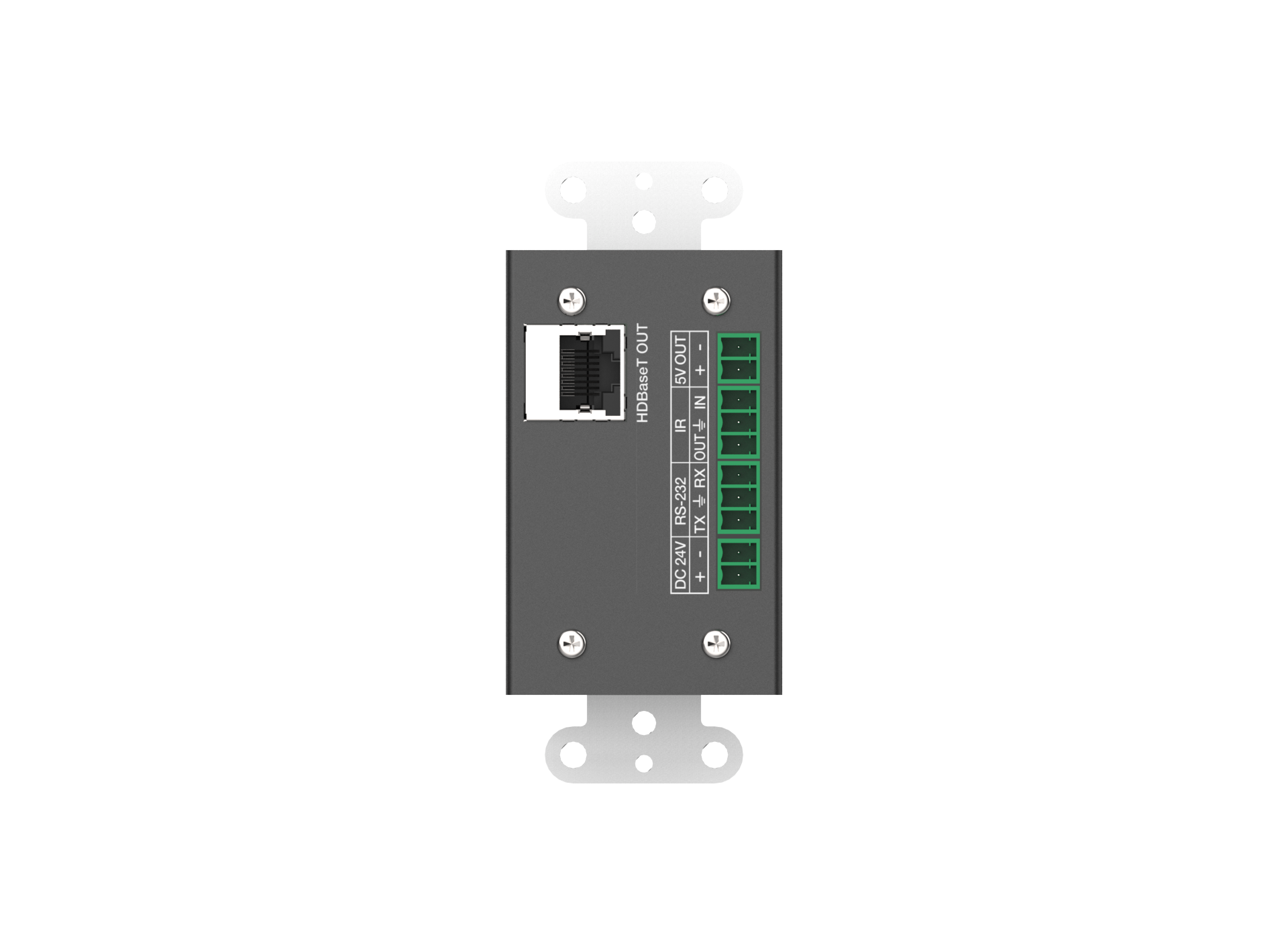 VLWP-HD70-TX | HDBaseT 2.0 wall plate TX with PoC, HDMI 2.0, 40m 18Gbps ...