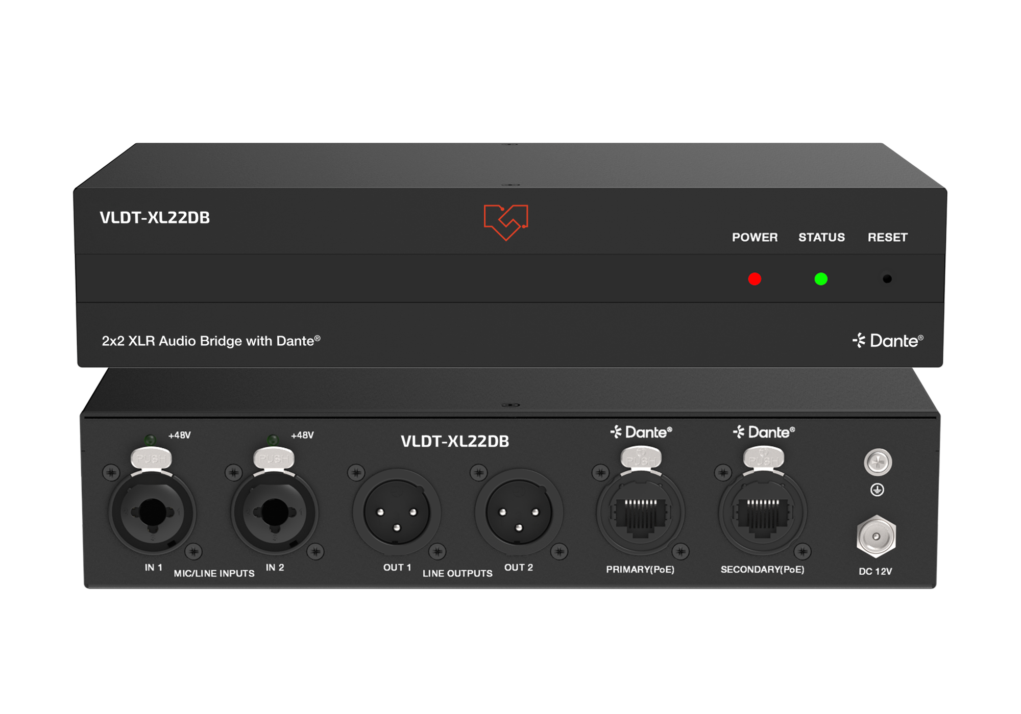 VLDT-XL22DB Front and back