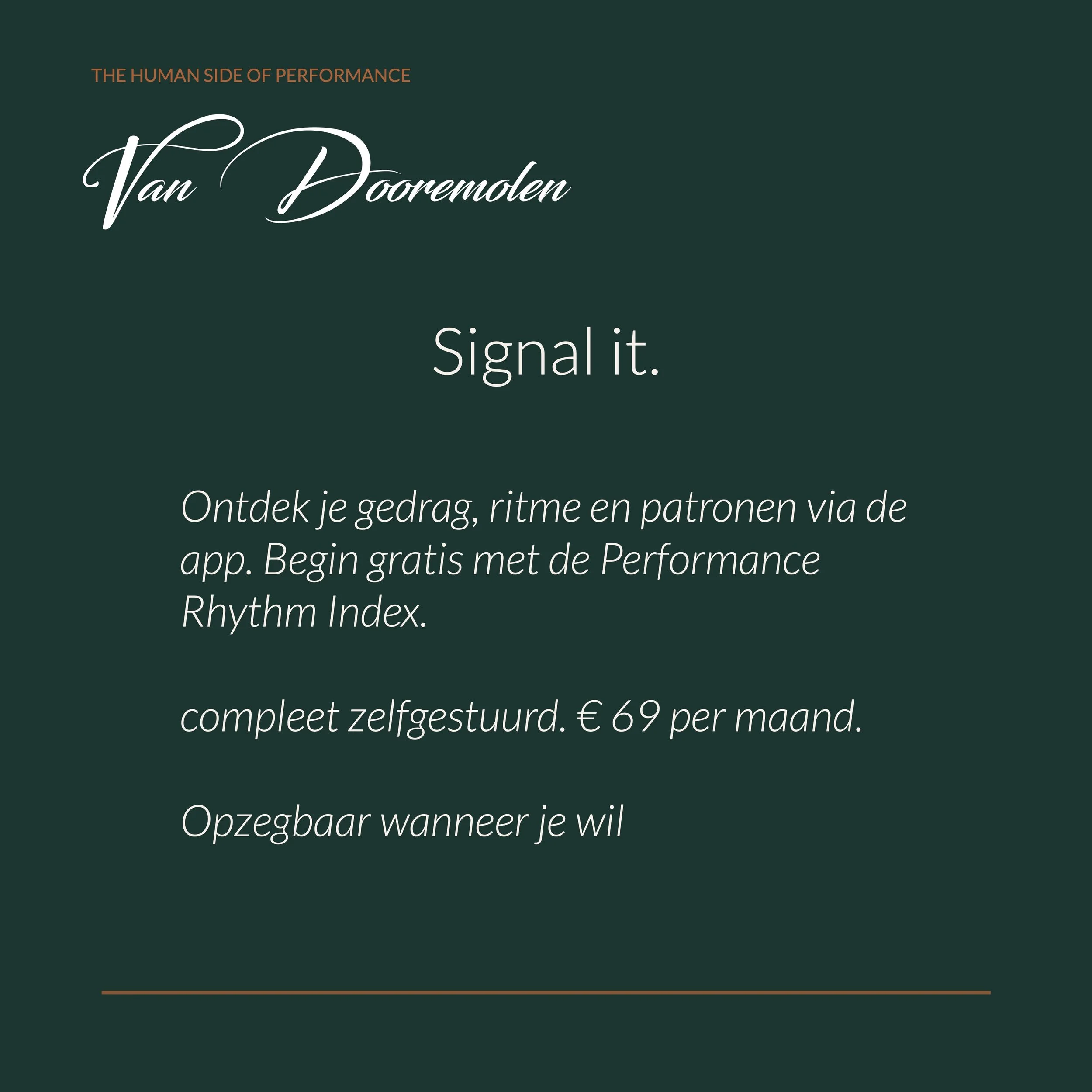 Signal it.