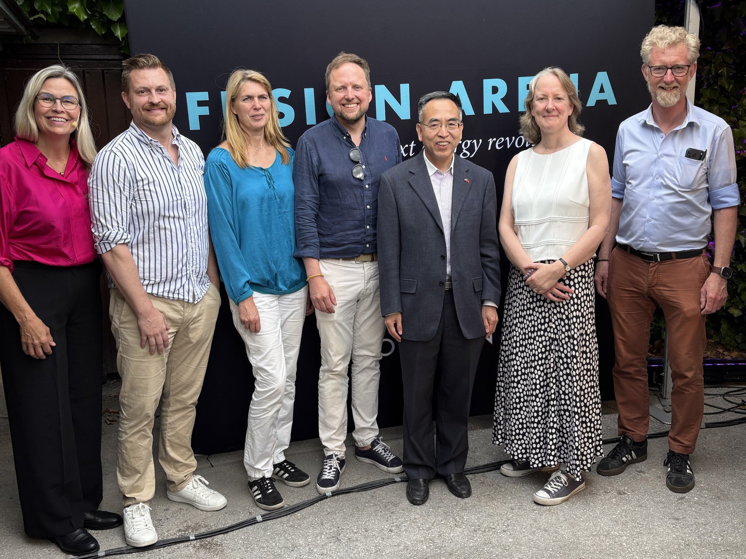 From left: Erika Jangen, Stefan Kvarfort, Annika Wäppling Korzinek, Mårten Löfberg, Dr. Yuting Cui, Samantha Job, Jan Larsson.