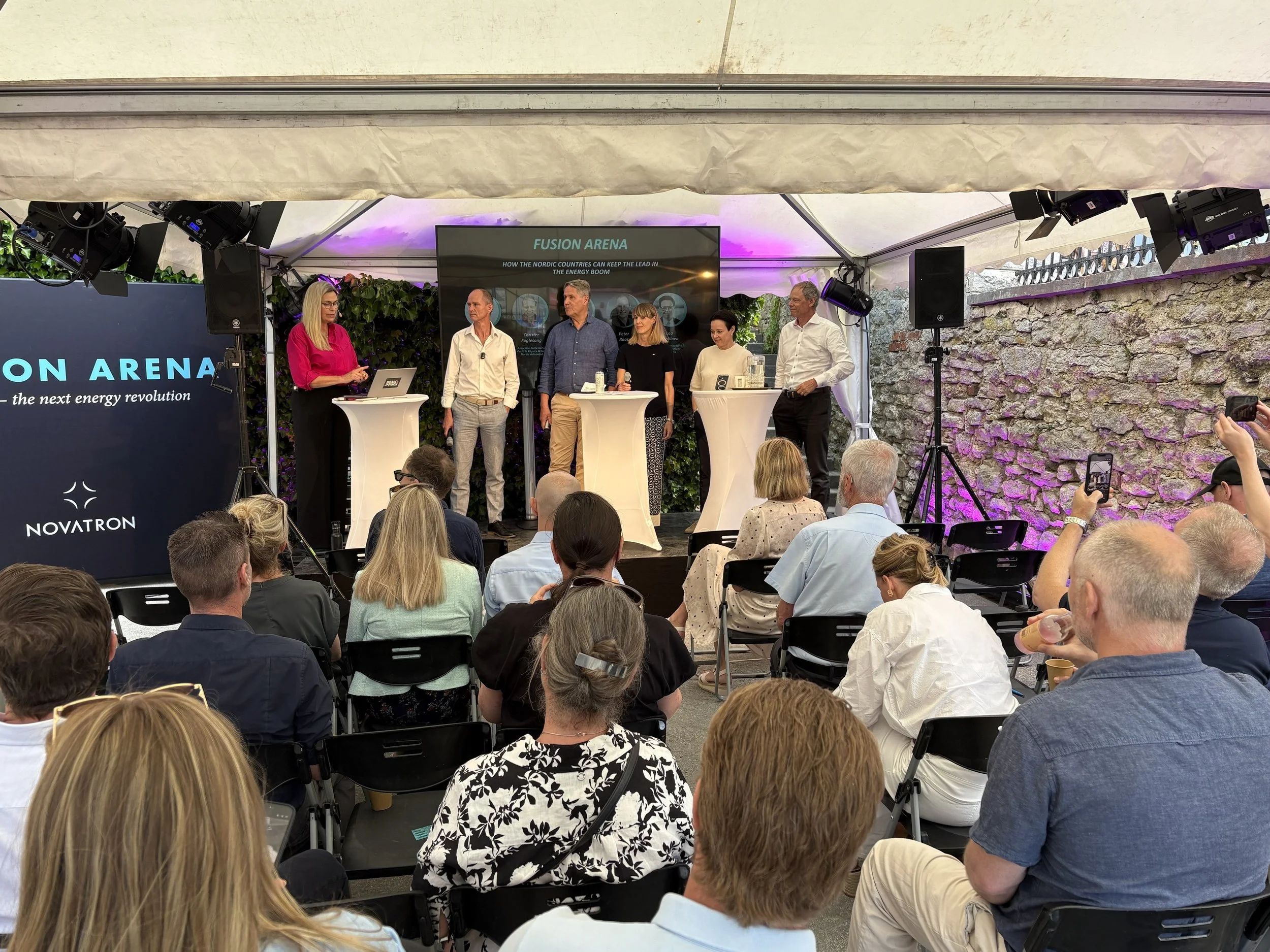 Panel discussion on how the Nordic countries can keep the lead in the energy boom.