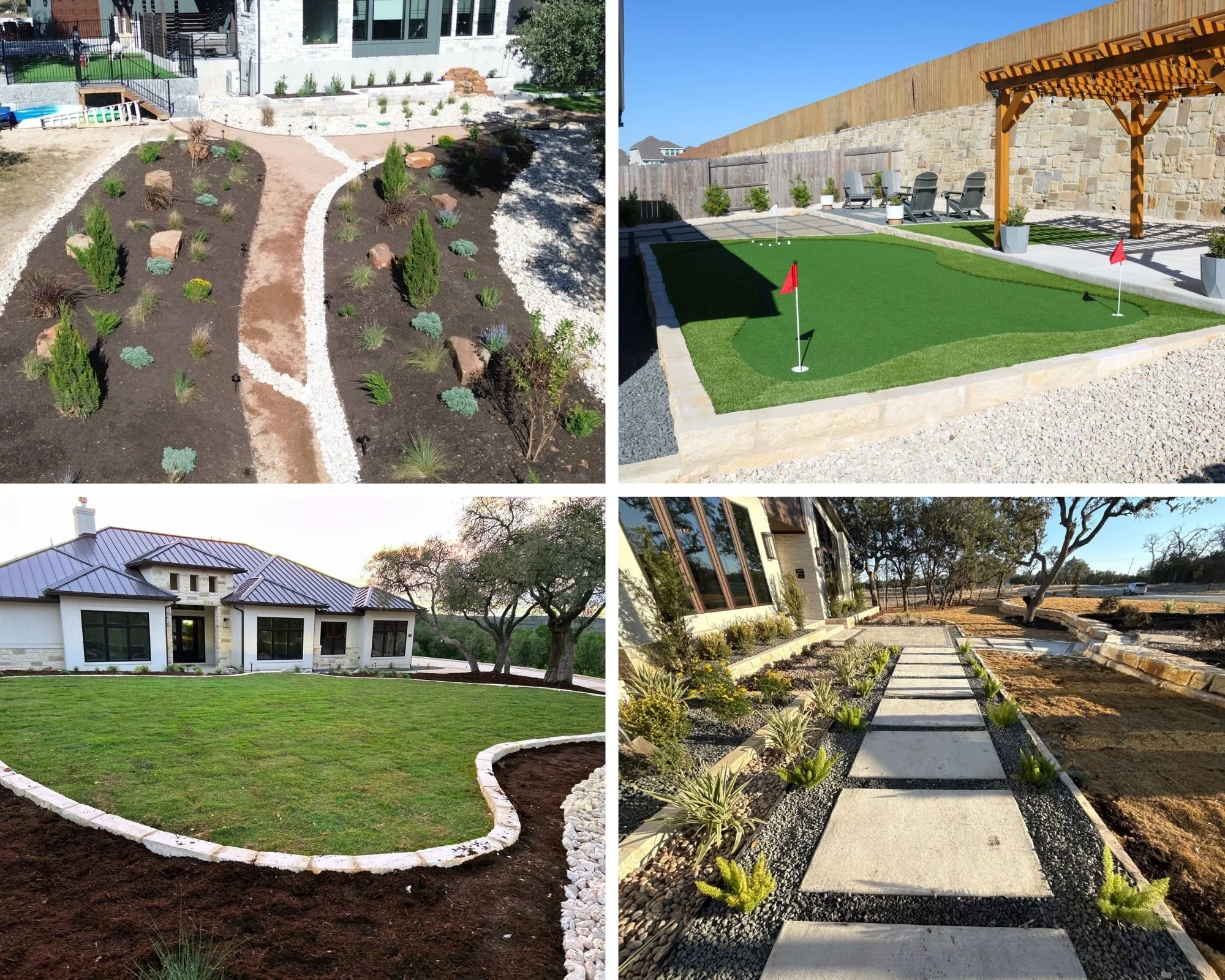 Texas hill country landscape ideas