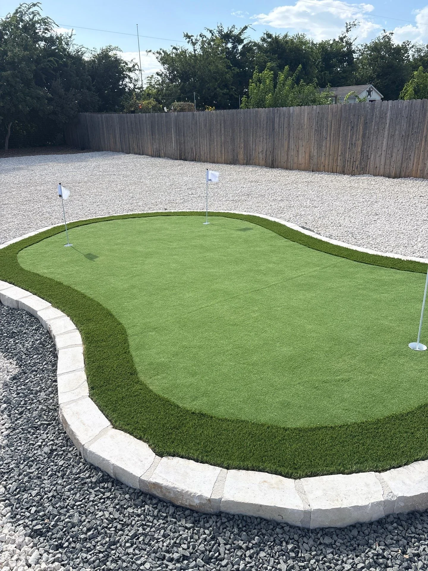 putting green in the reserve at copper canyon