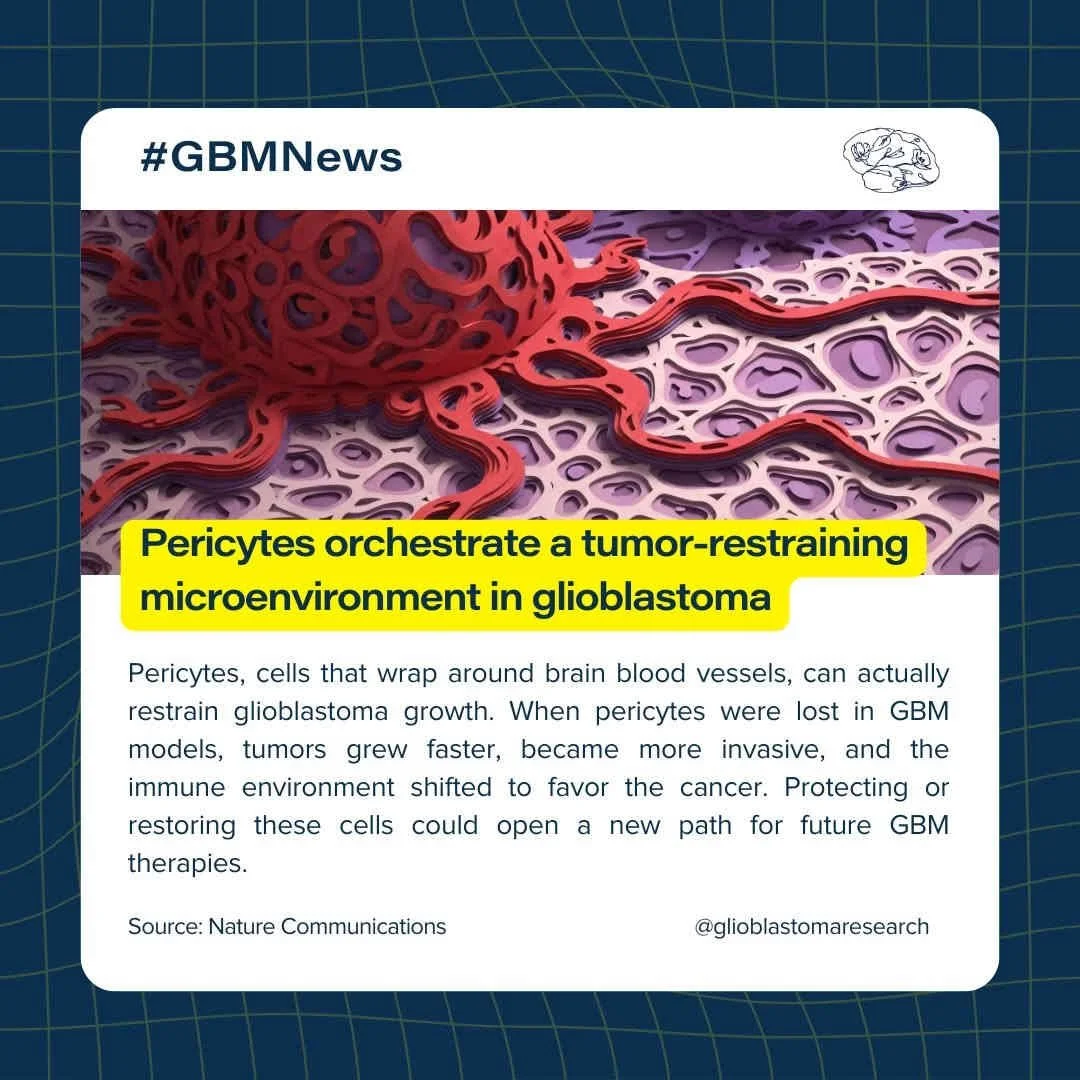 ​Pericytes Orchestrate A Tumor-Restraining Mircoenvironment In Glioblastoma