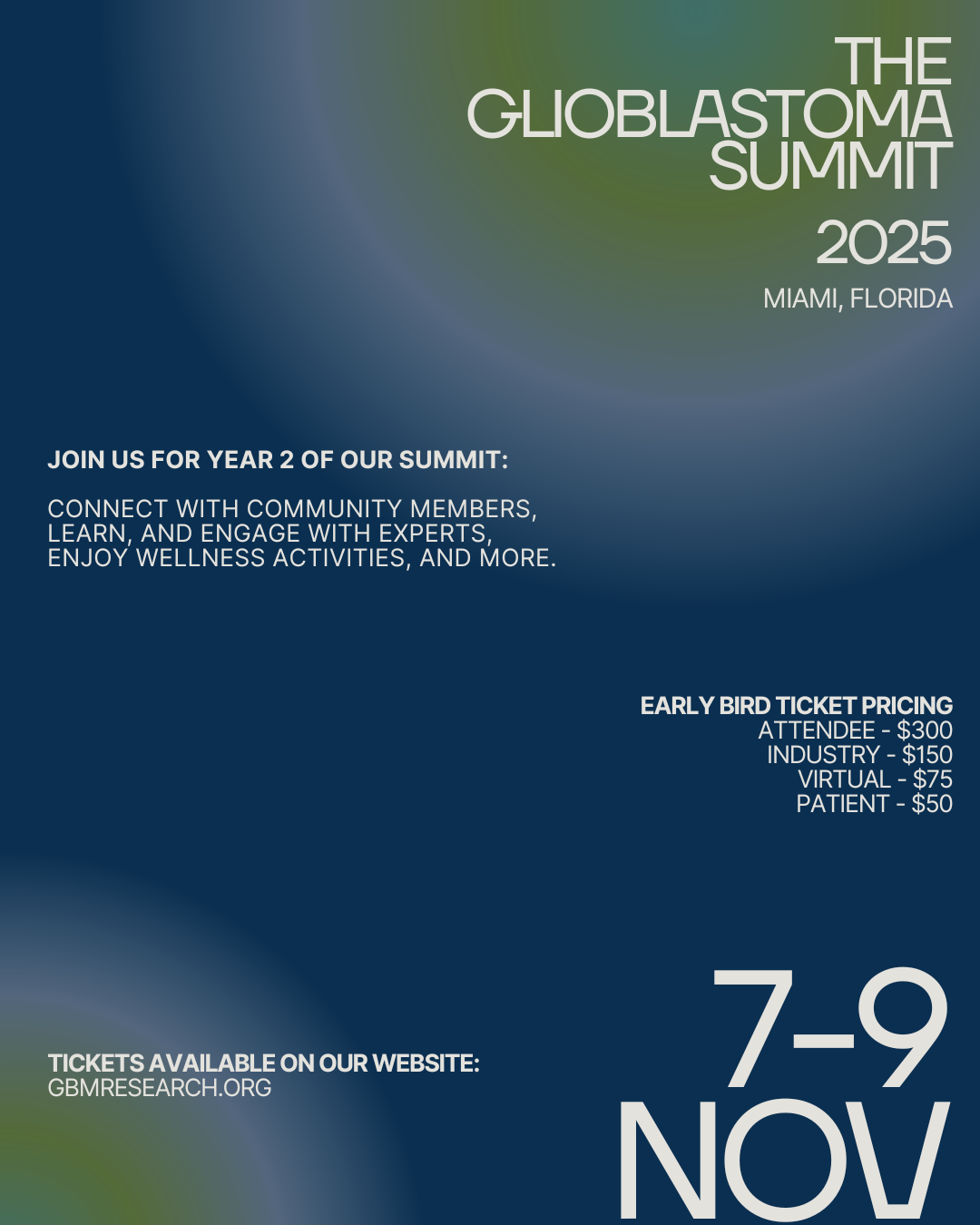 Glioblastoma Summit Attendee (3-Day)