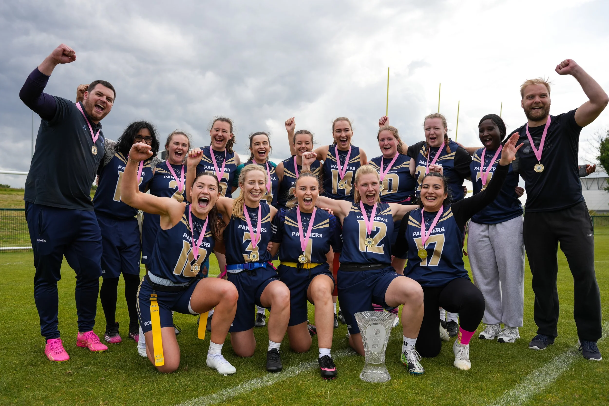 Womens Flag Football Final Belfast Trojans v South Dublin Panthers 2024