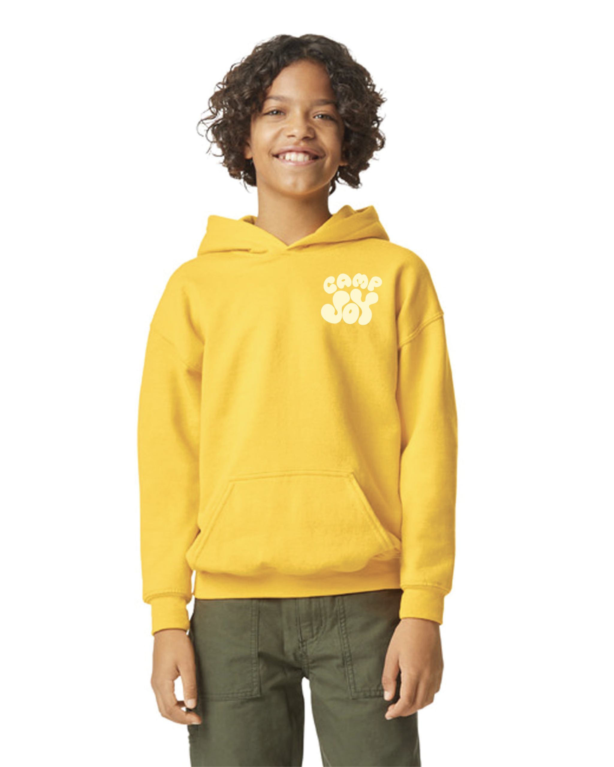 Joy River Daisy Hoodie Lemon Posset Print Youth Front.png