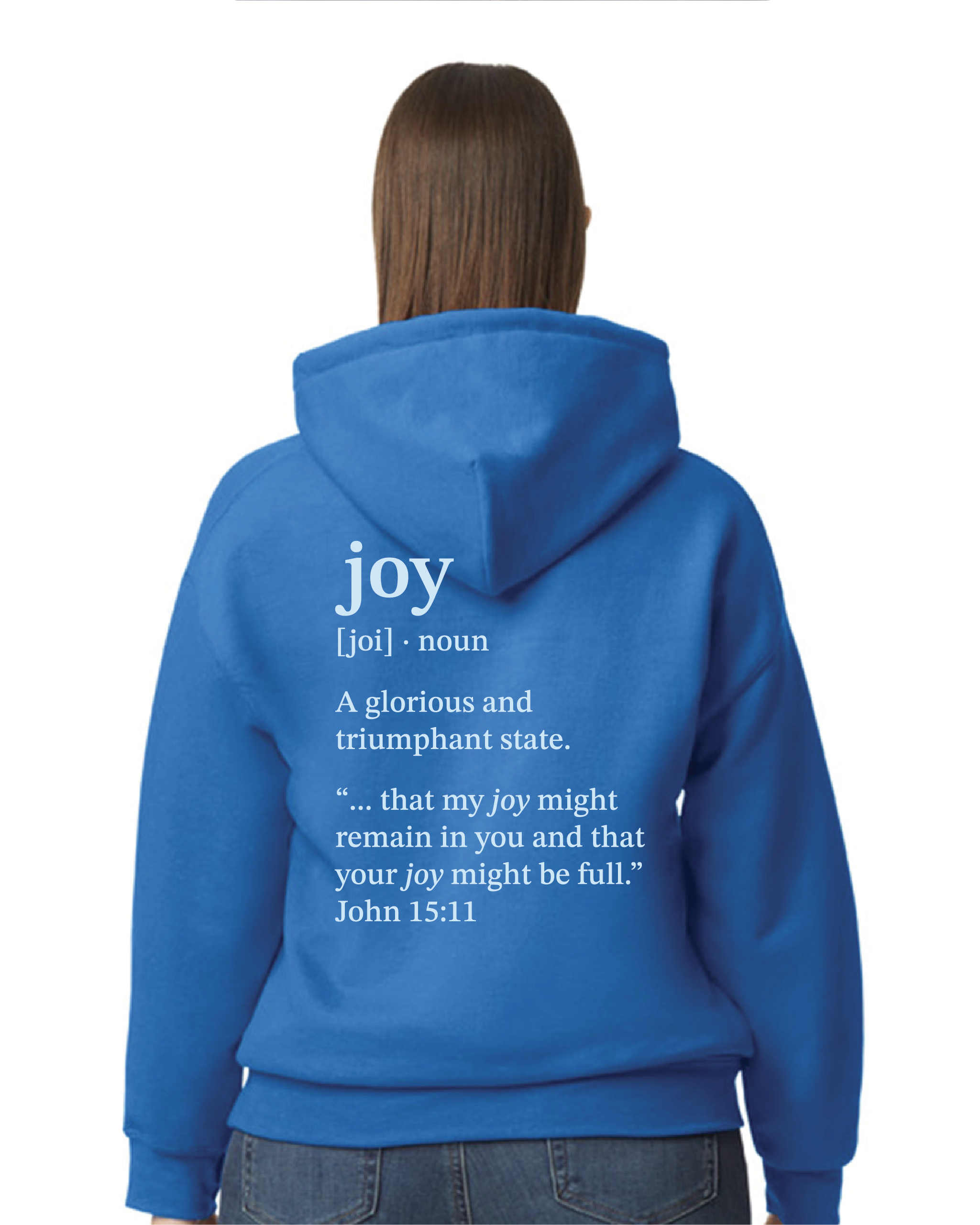 Joy Dictionary Royal Blue Hoodie Icy Blue Print Adult Back.png