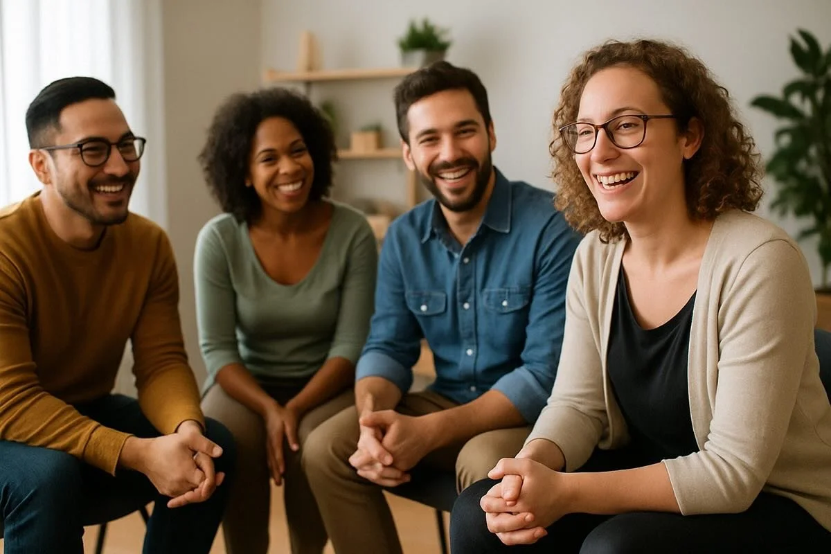 people in an adhd group