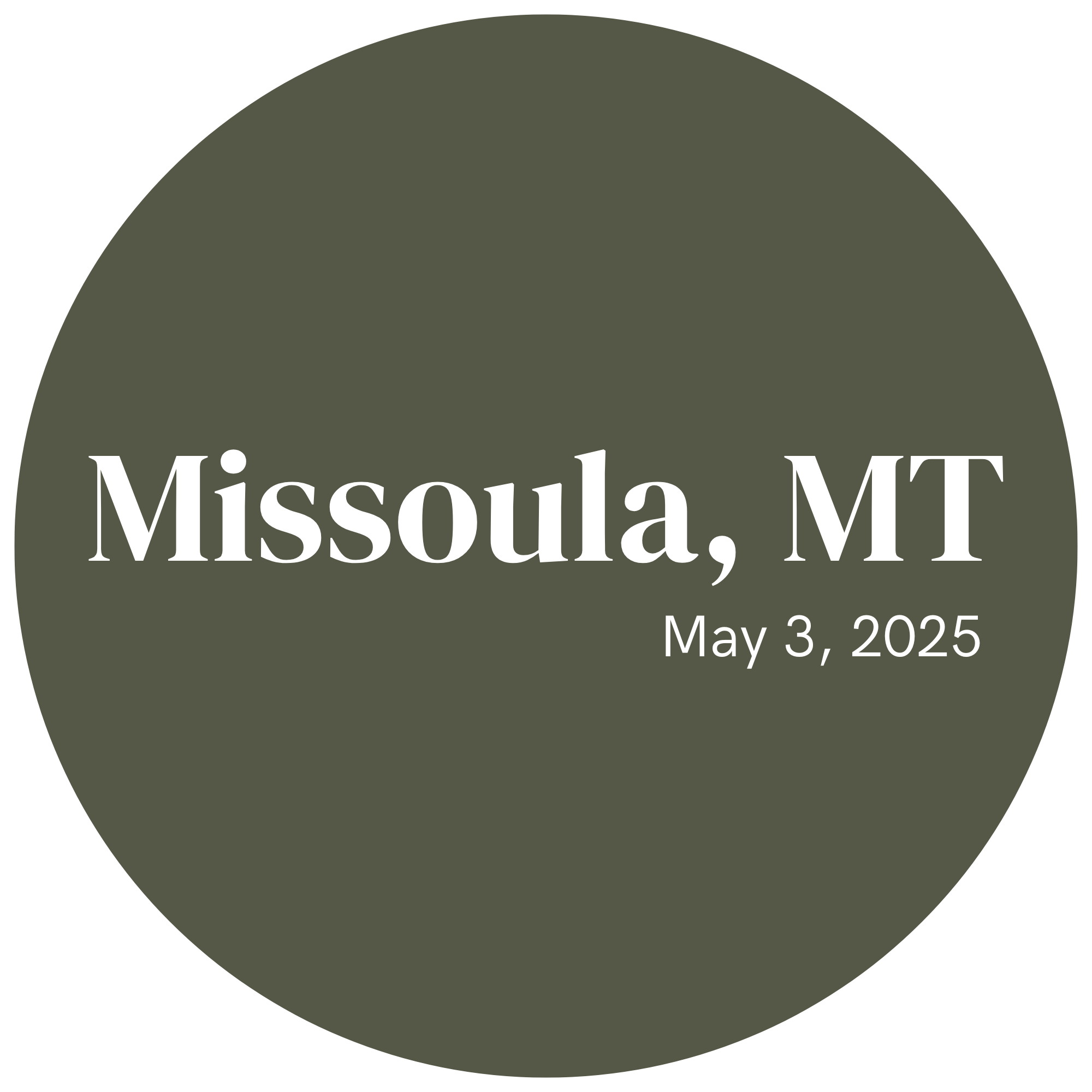 Missoula May 2025