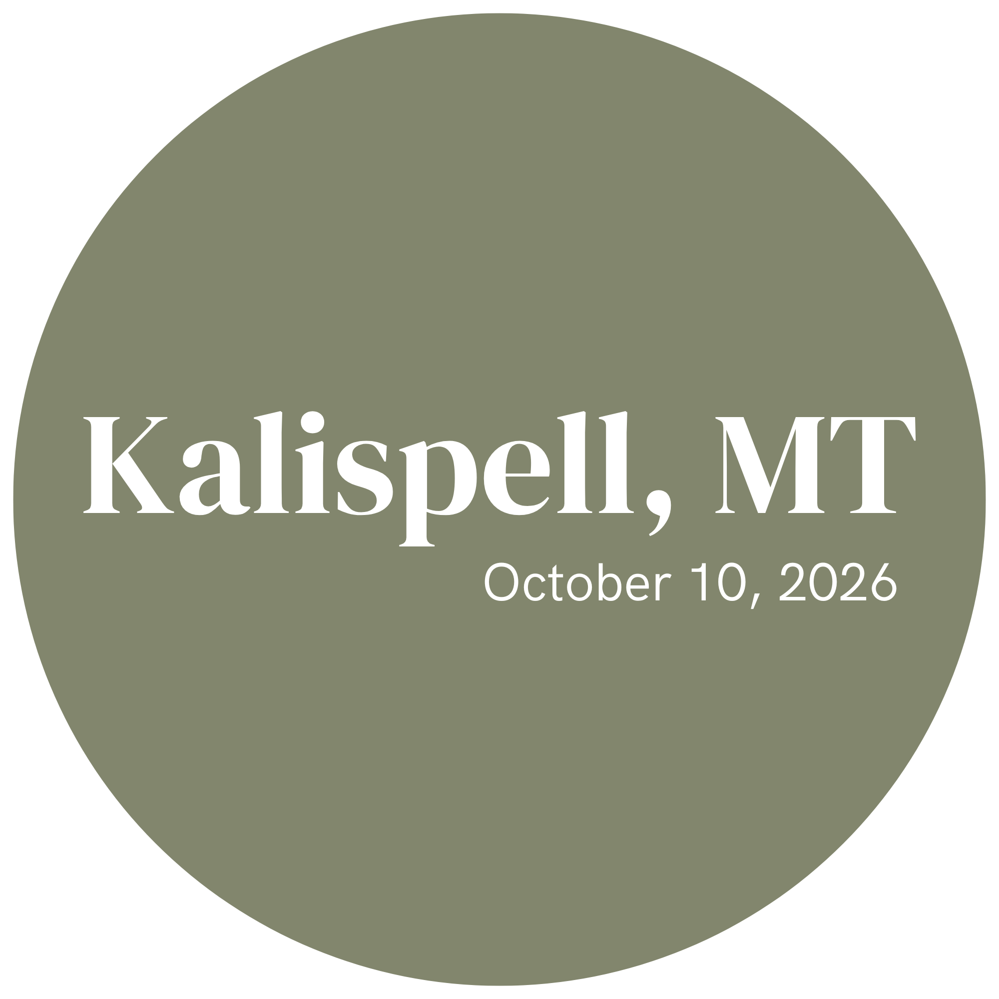 Kalispell October 2026