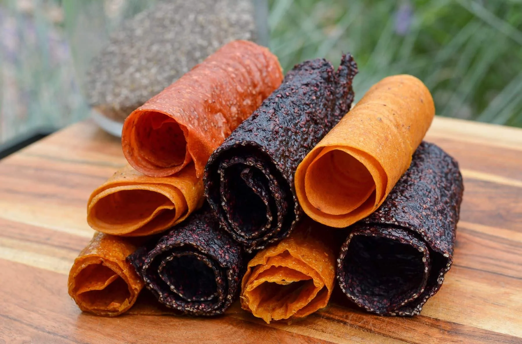 Fruit Leather Rolled up