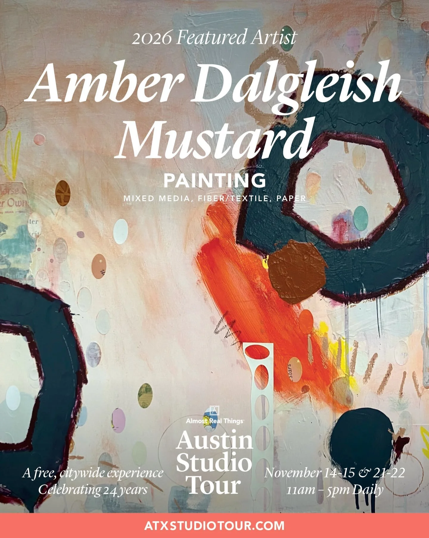 I&rsquo;m doing the tour this November! @austinstudiotour @almostrealthings