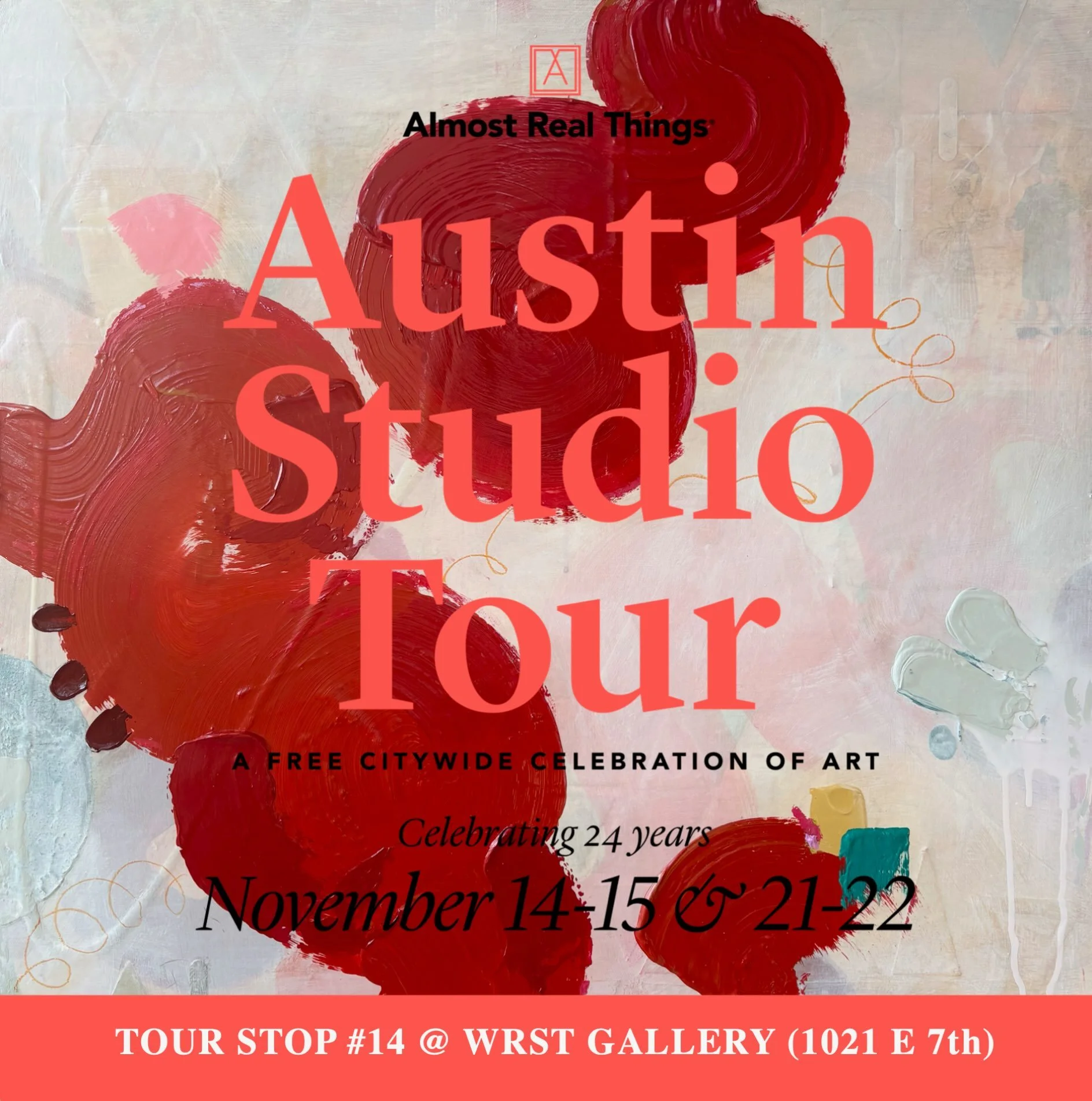 Come see me on the tour next month! @austinstudiotour @almostrealthings