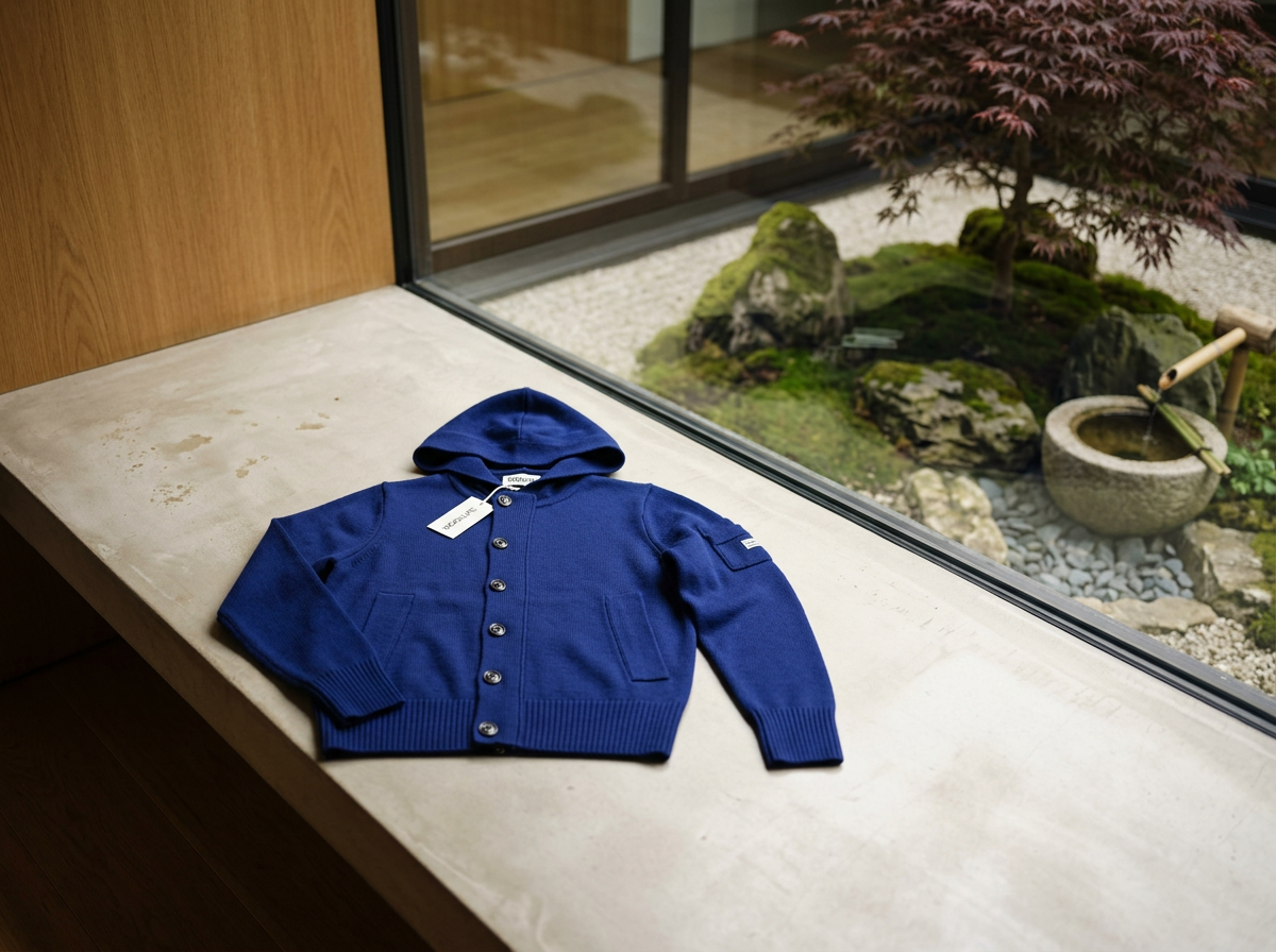 chaqueta de punto con botones para hombre de lujo