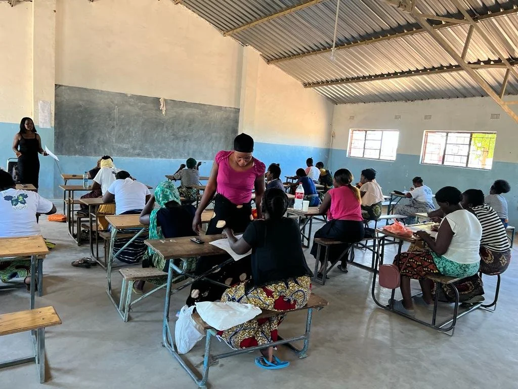 Classroom with students