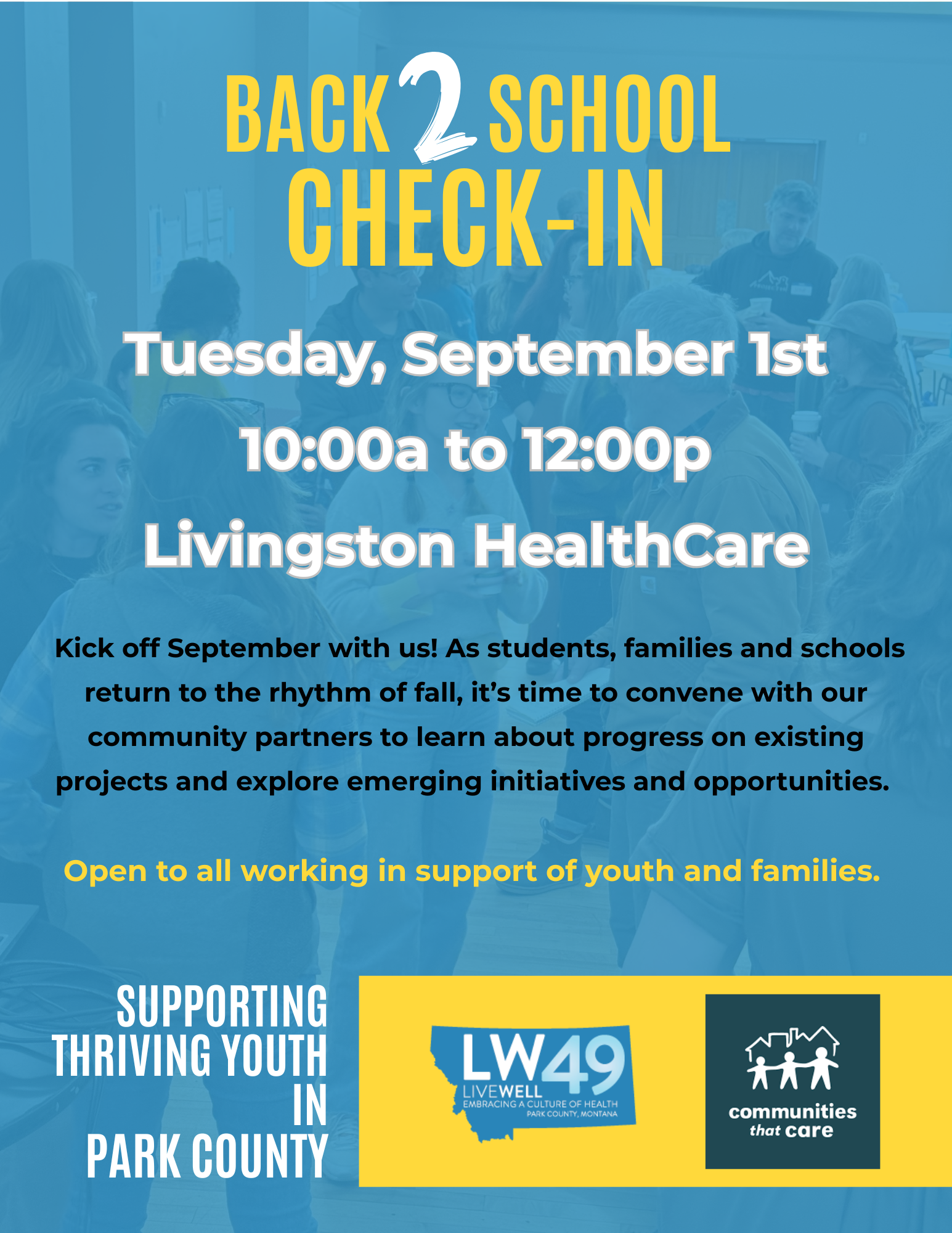 Thriving Youth &amp; CTC  Back 2 School Check-In
