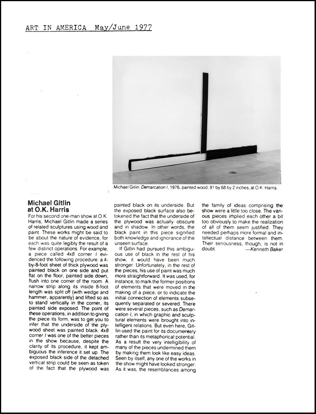 ART IN AMERICA, May/Jun 1977