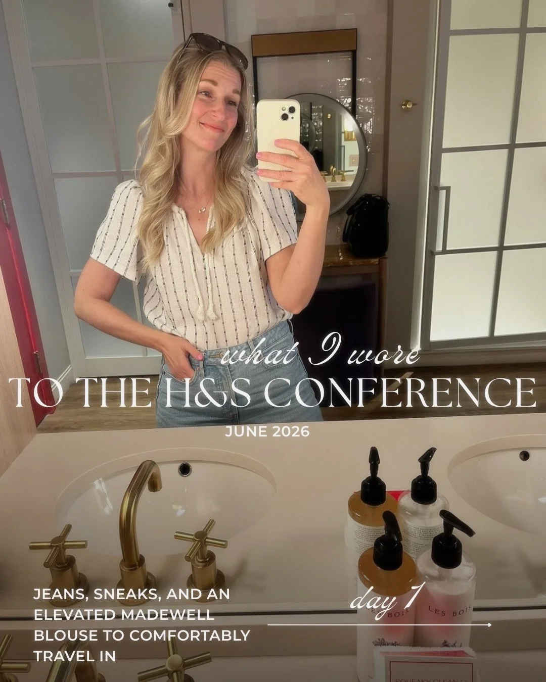These looks helped me show up authentically and fully  comfortable in my skin last week at the H&amp;S conference. I wasn't shy about introducing myself to celebrity stylists &amp; industry leaders because I felt aligned with the image &amp; message 