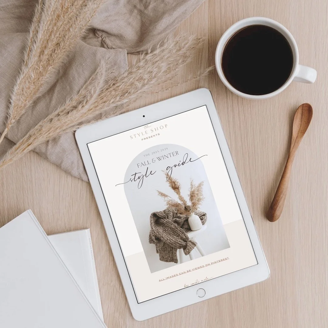 The fall and winter style guide is here!! There's been a HUGE shift in women's fashion over the last couple of years, and I knew it was time to put together a resource that would help you navigate the changes.

👉 6 how-to sections with body flattery