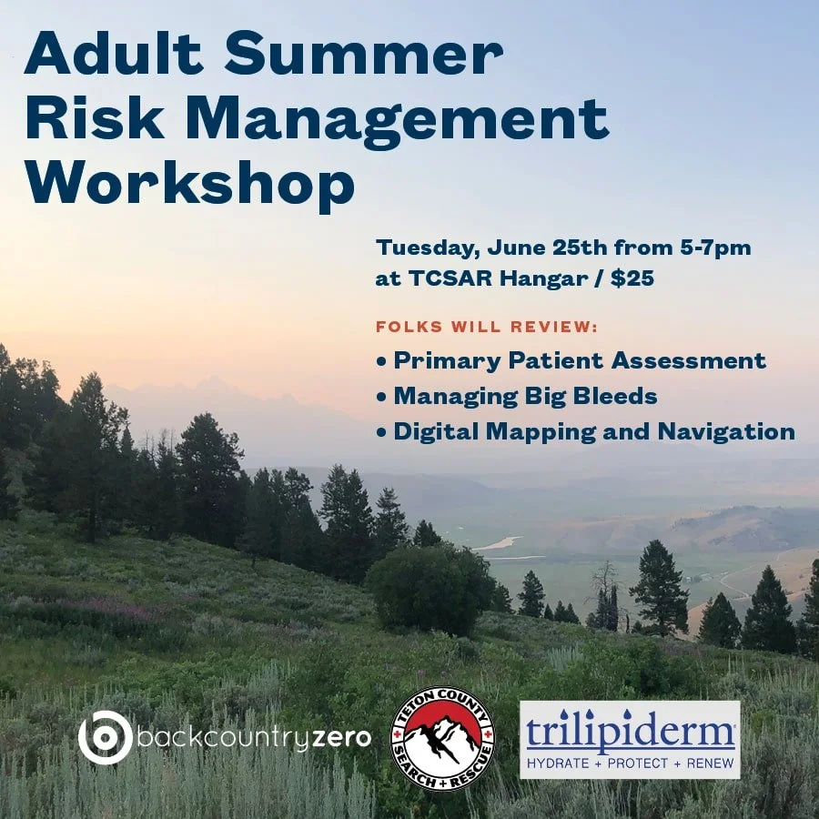 Adult Summer Risk Management Series — Coombs Outdoors