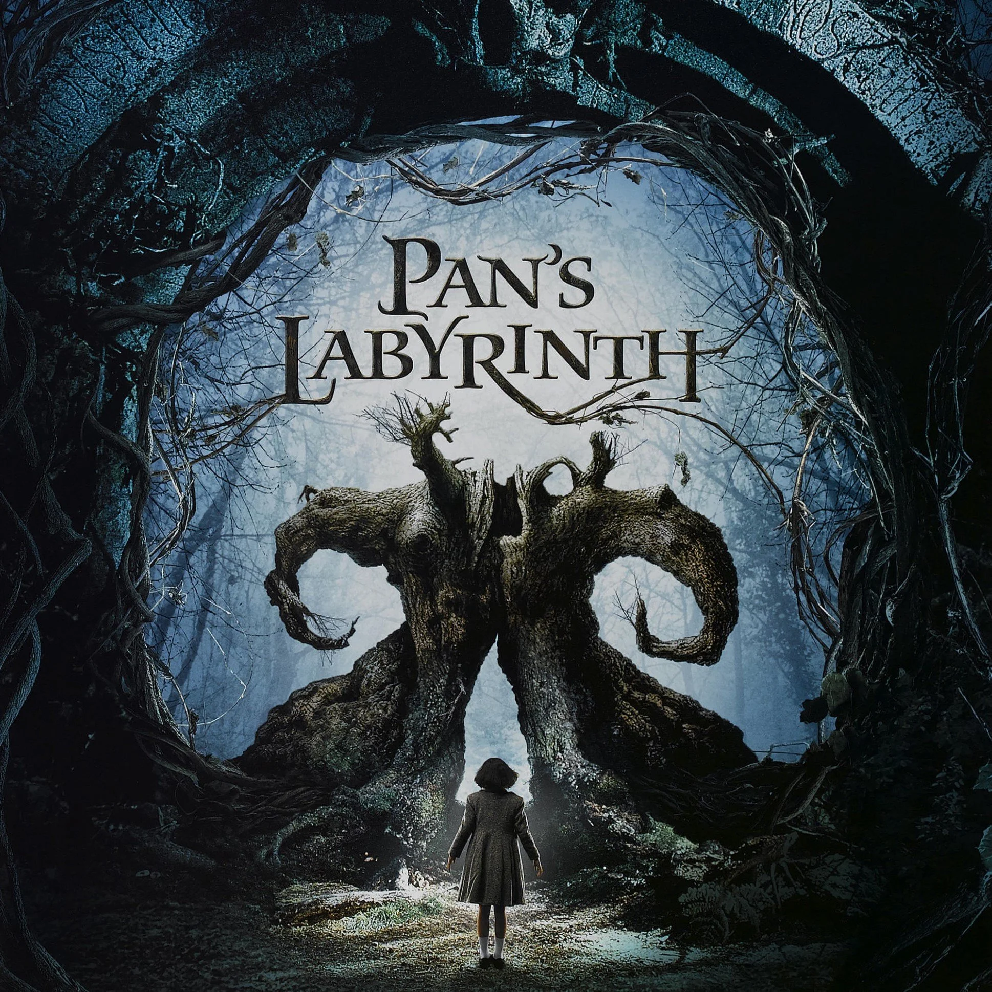 Pan's Labyrinth movie poster featuring enchanting visuals perfect for fantasy film enthusiasts.