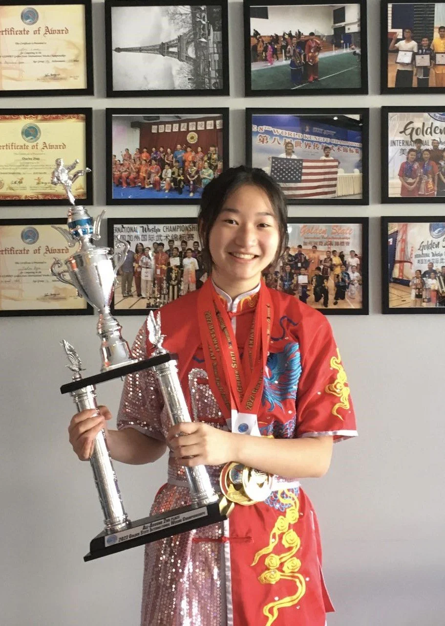 2022 Traditional all-around second place for 13-15 age group (F)