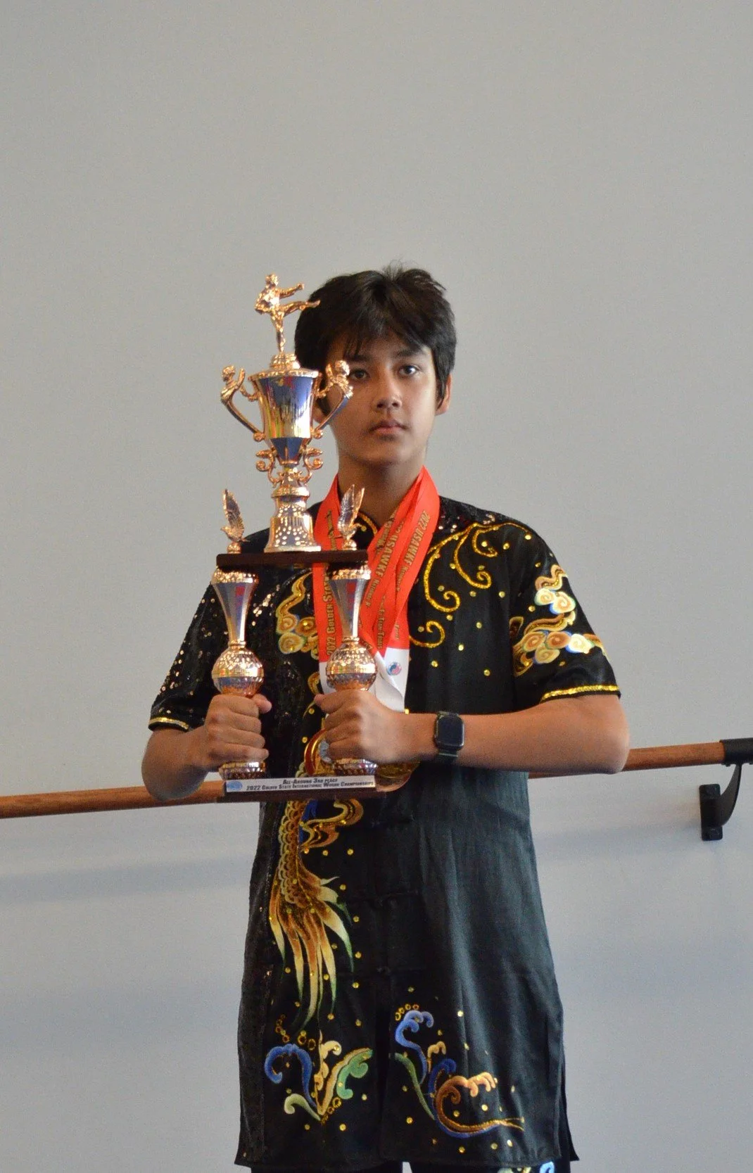 2022 contemporary all-around third place for 16-18 age group (M)