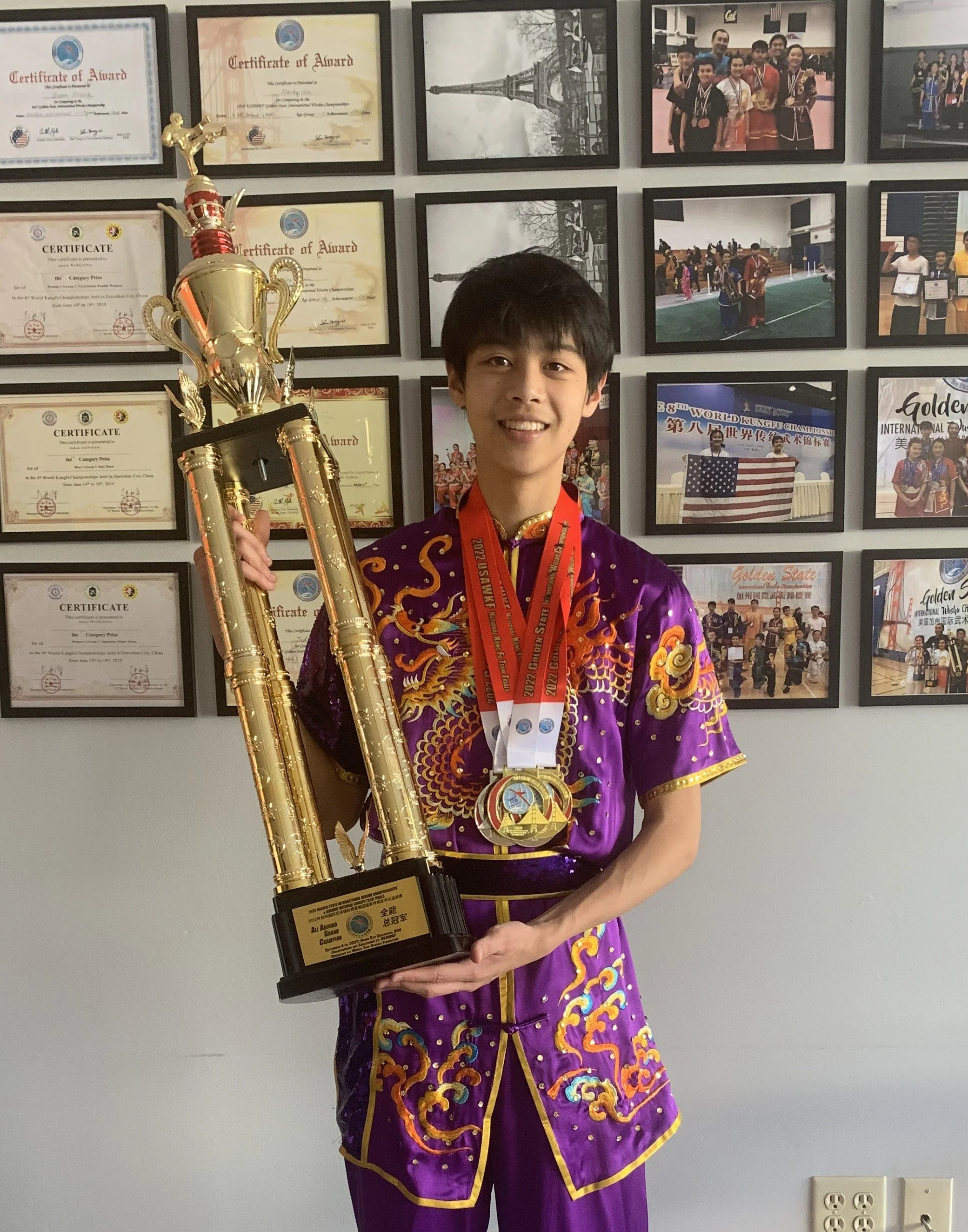 2022 Traditional all-around grand champion for 16-18 age group (M)