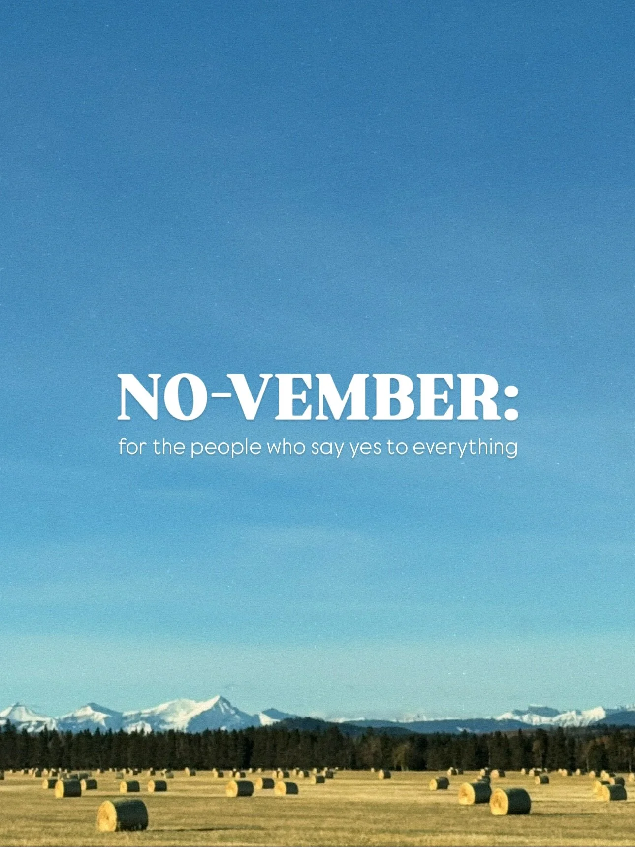 No-vember&hellip; maybe it&rsquo;s time to do less of what&rsquo;s comfortable and more of what you need.
 

What resonates most? ✨

Disclaimer: All posts by this account are for general information, entertainment and education purposes only. The inf
