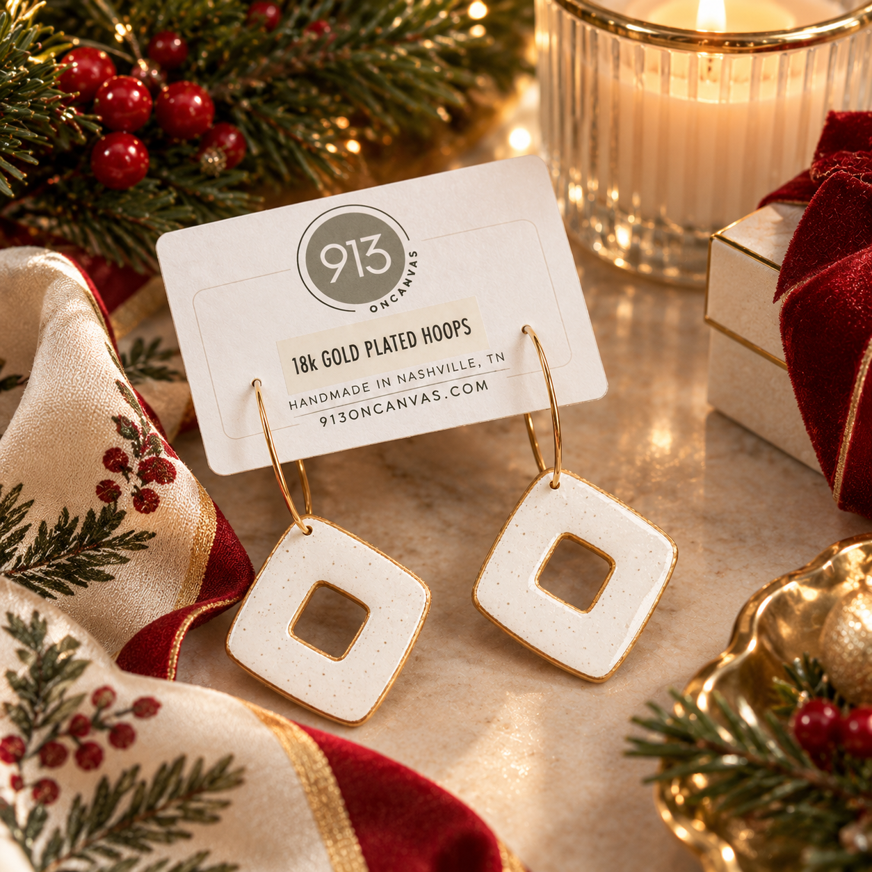 Not Too Square: Elegant Hoops
