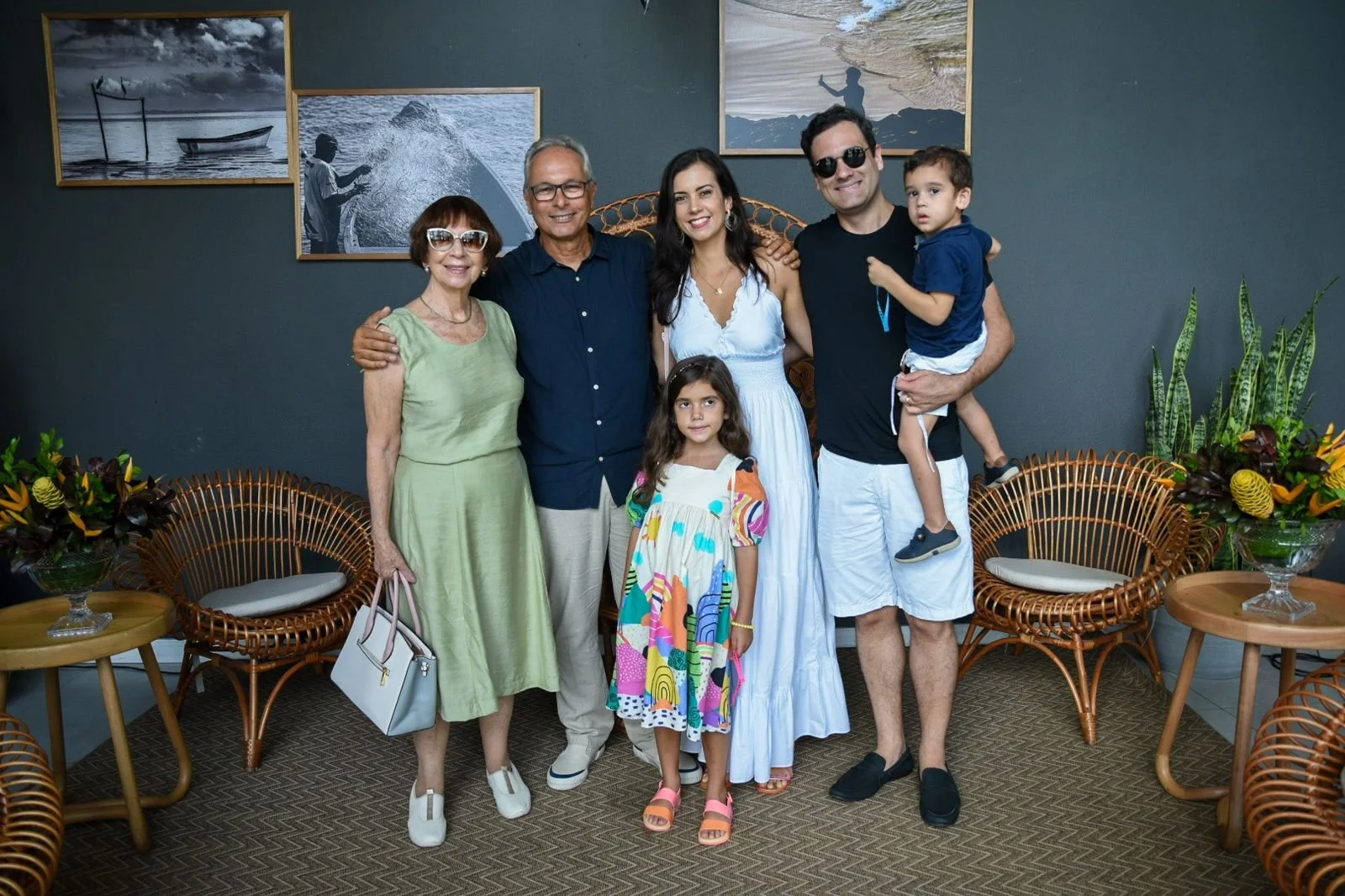 Adamo and Patrícia attend landscaper Alex Sá's 60th birthday party