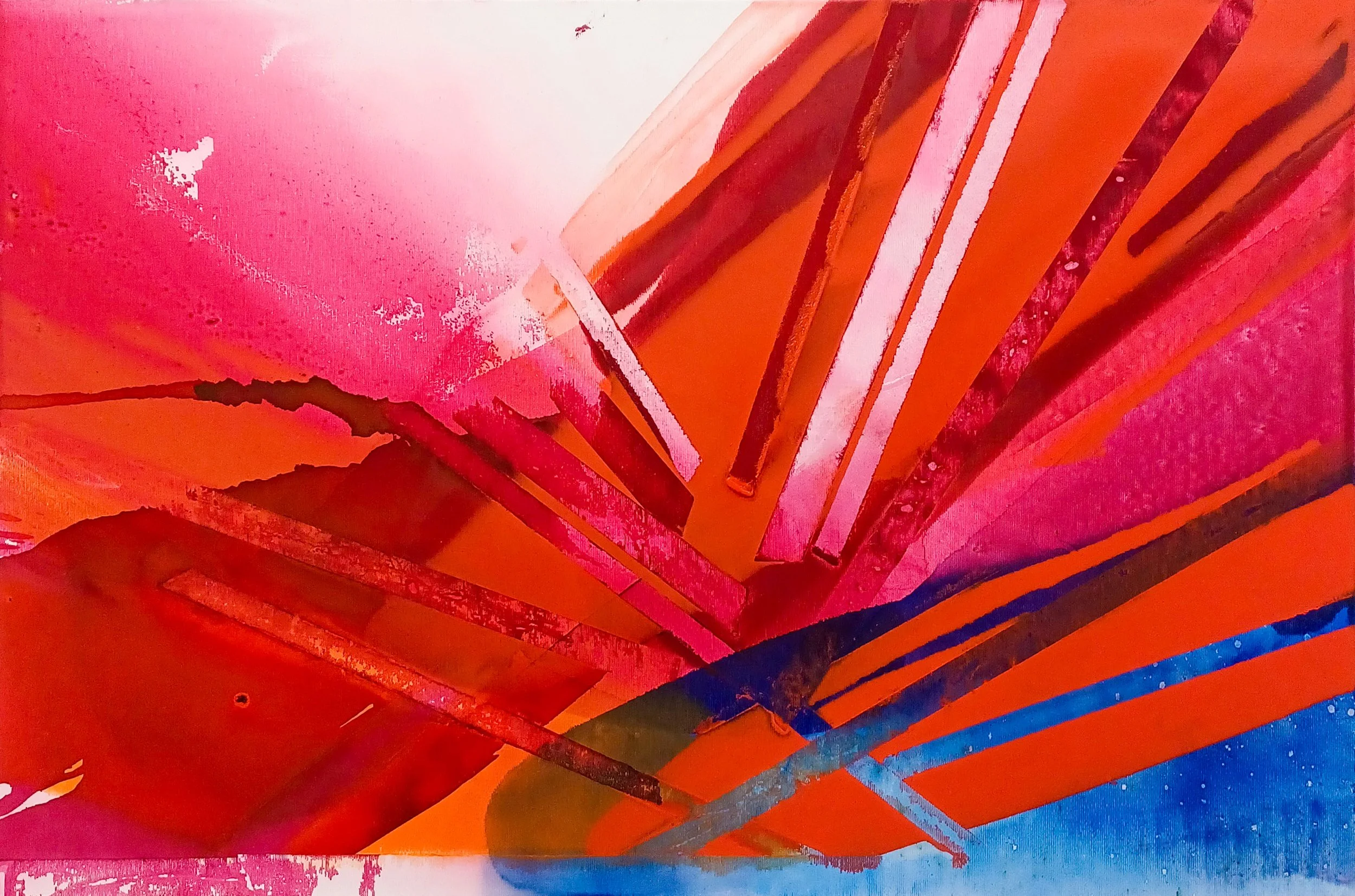 Shades Of Orange, 60 x 90, Mixed Media, 2026