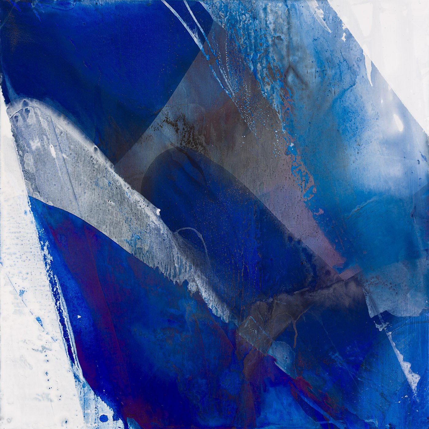 Ocean Blues, 100 x 100, Mixed Media, 2026
