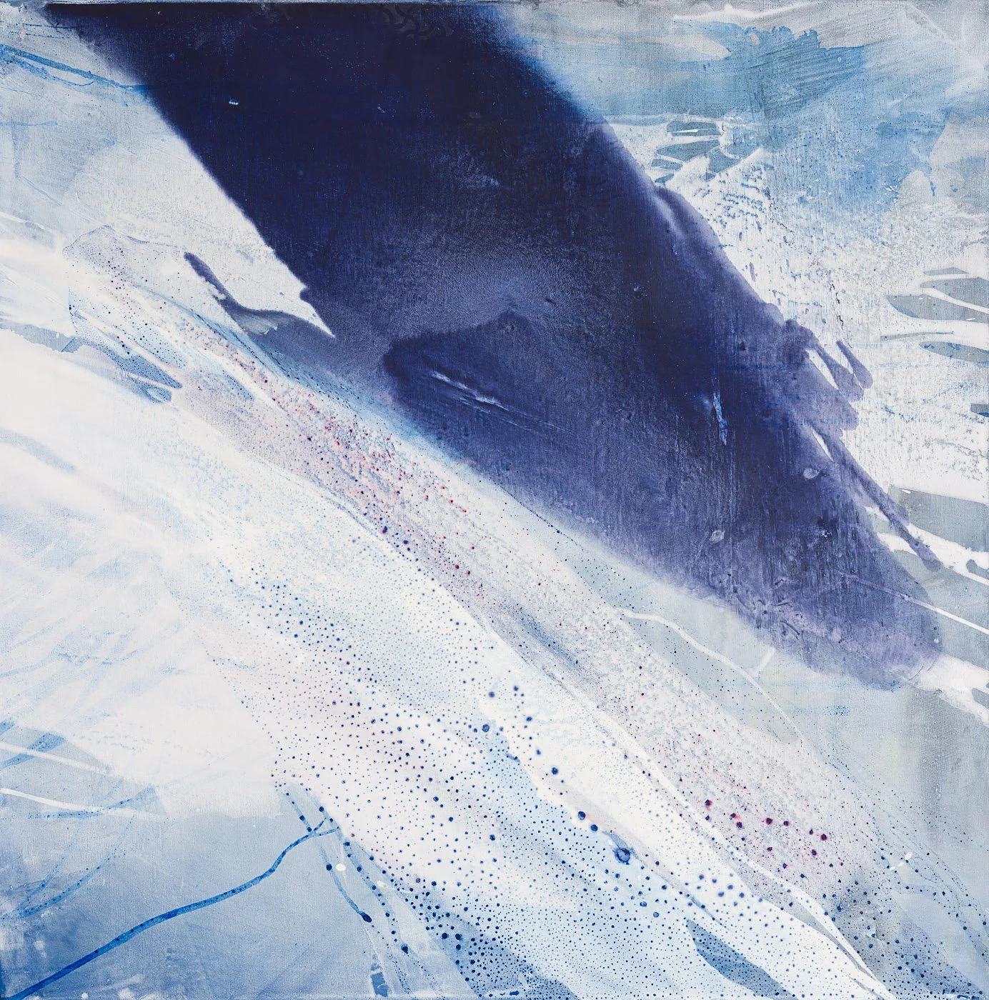 Under Water, 100 x 100, Mixed Media, 2025