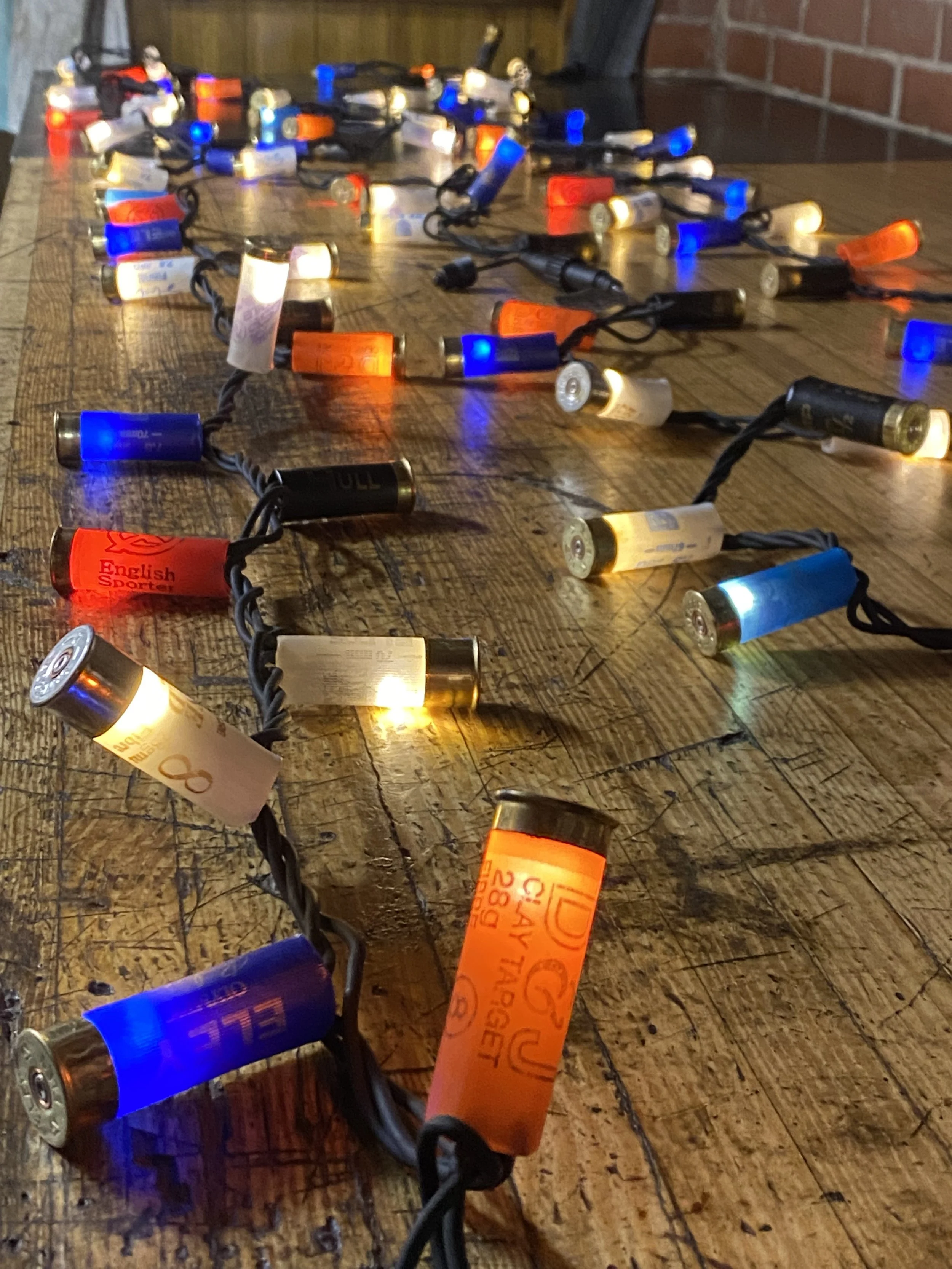 shotgun shell string lights string lights shooting show shotgun leeds events festivals lodge beer garden something different