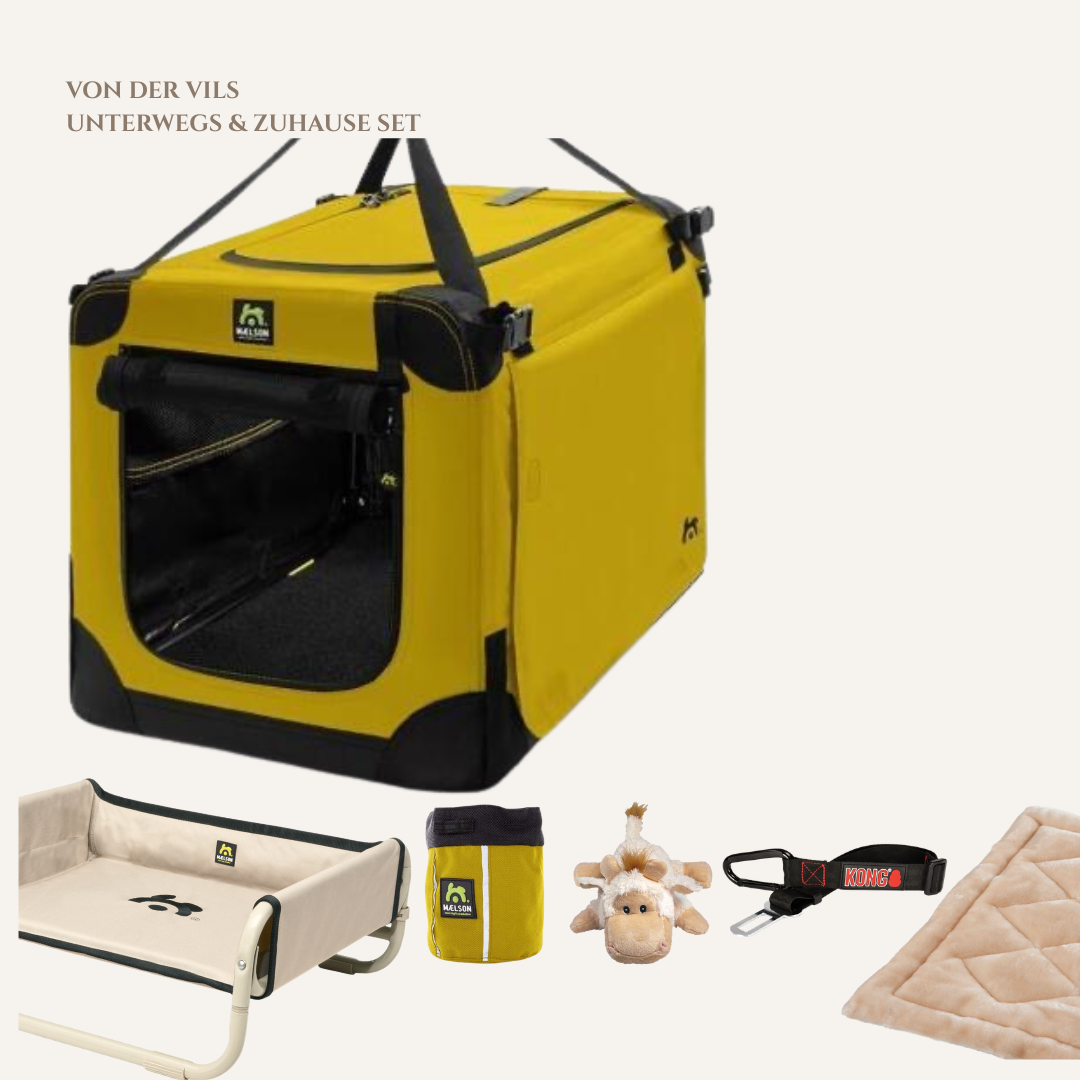 Von der Vils Travel & Home Set – Welpen Starter Set - yellow