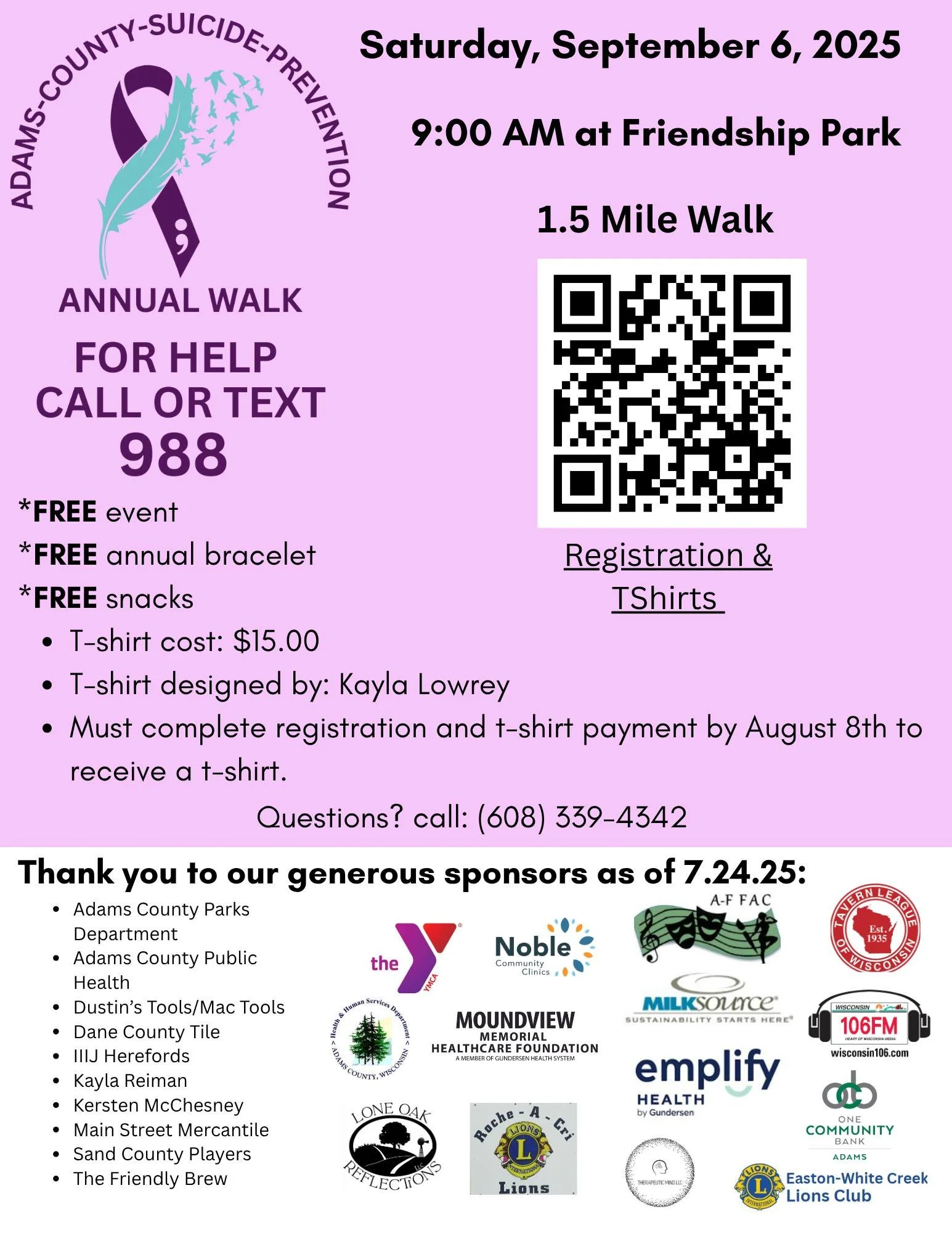 Suicide Prevention Walk