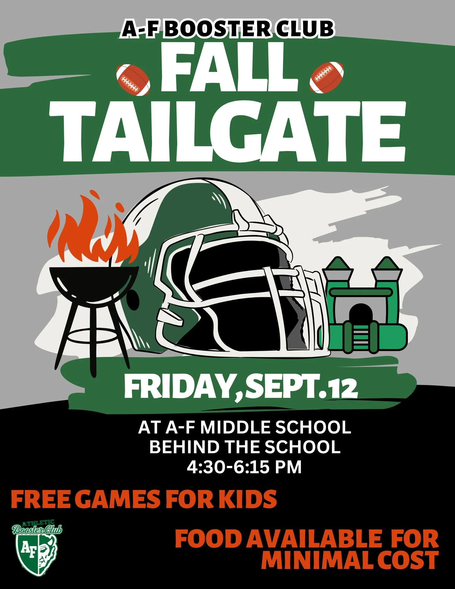 Fall Tailgate by the AF Booster Club